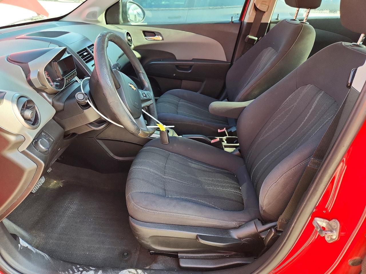 2013 Chevrolet Sonic Lt Red vin: 1G1JC5SB2D4138475