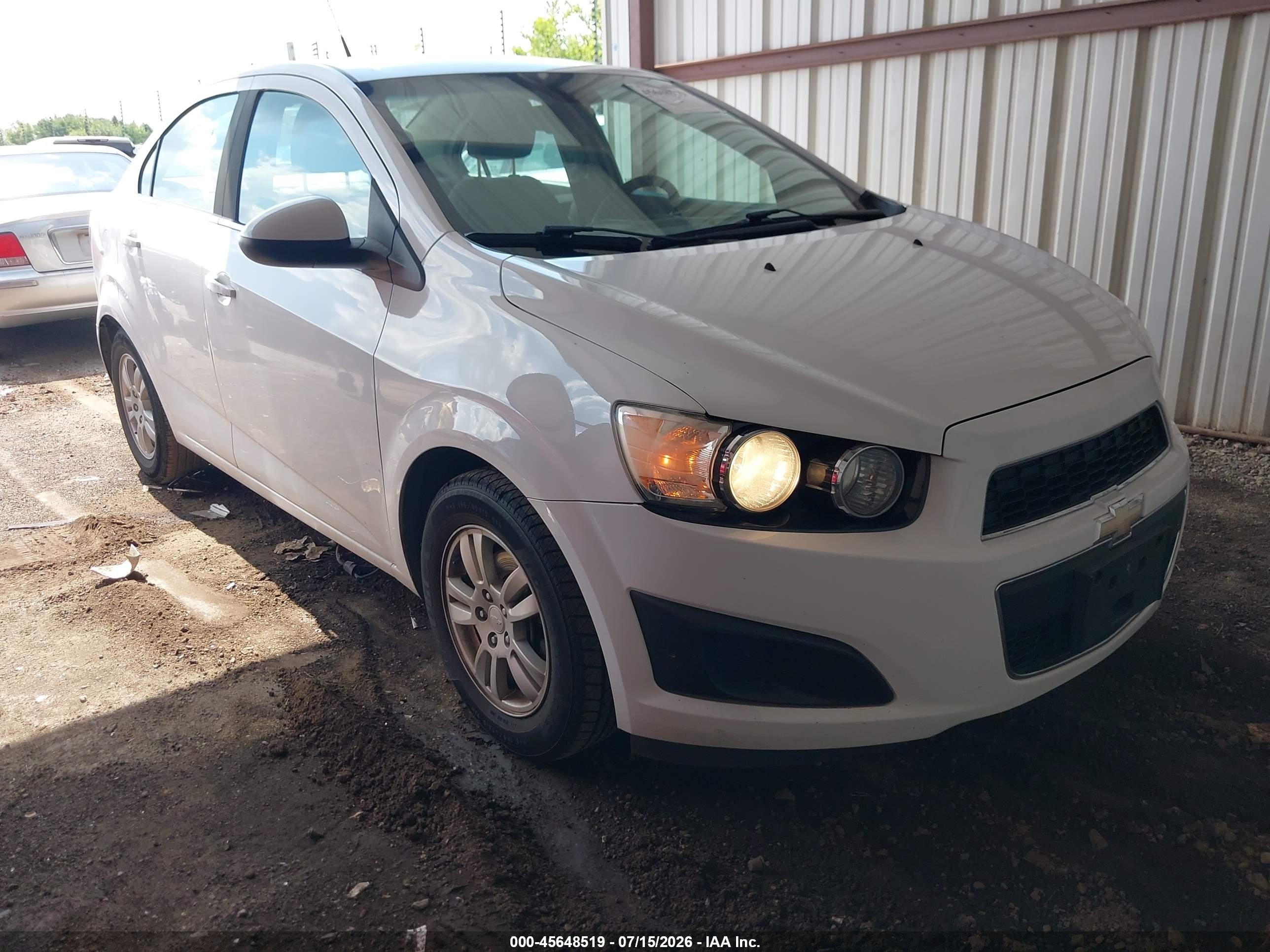 2013 Chevrolet Sonic Lt Auto Silver vin: 1G1JC5SB2D4200036