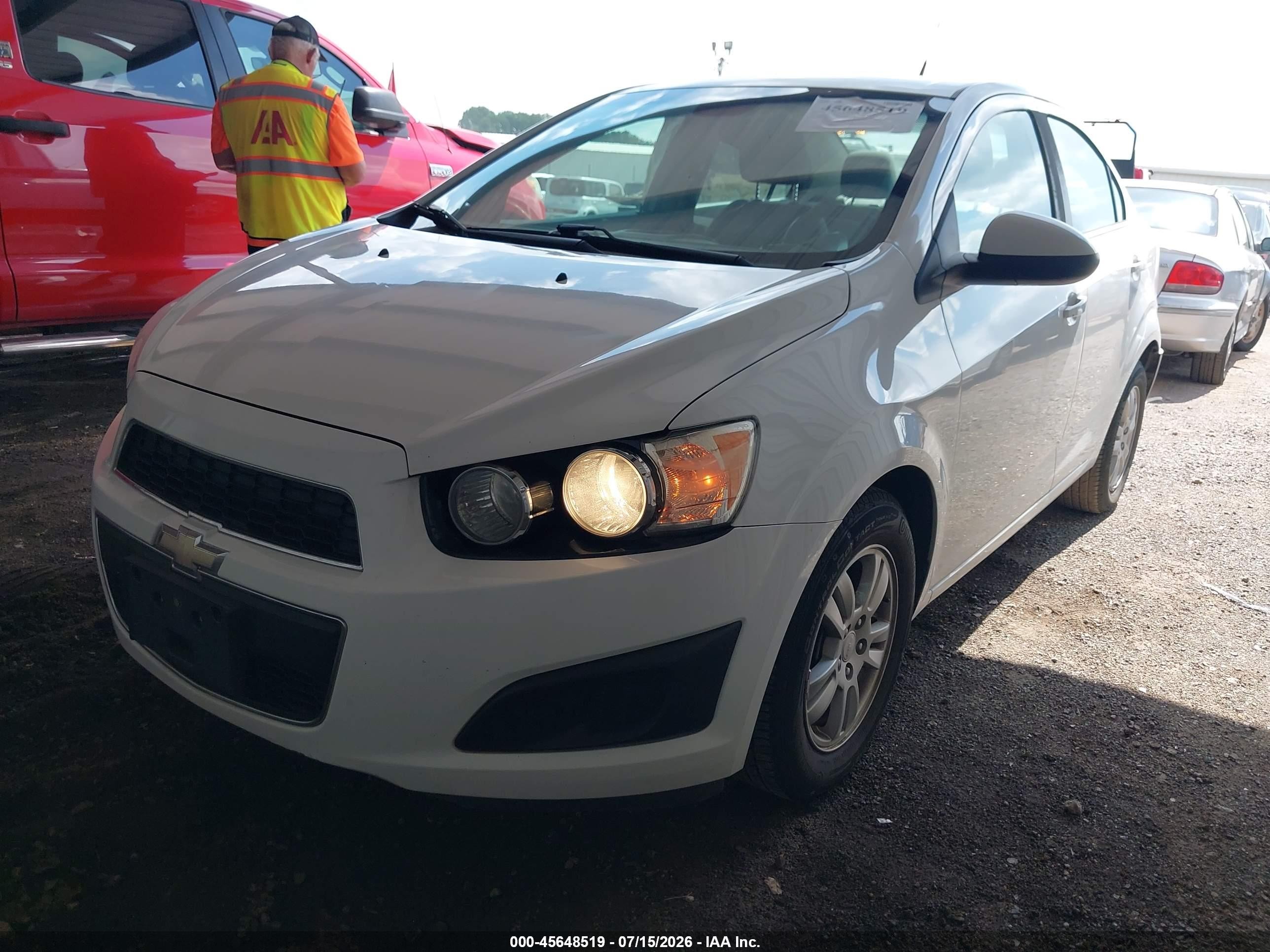 2013 Chevrolet Sonic Lt Auto Silver vin: 1G1JC5SB2D4200036