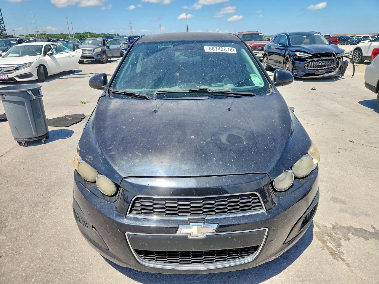 2014 Chevrolet Sonic Black vin: 1G1JC5SB2E4151986