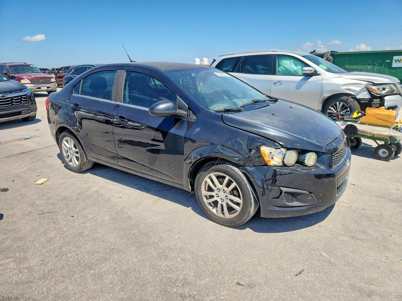 2014 Chevrolet Sonic Black vin: 1G1JC5SB2E4151986
