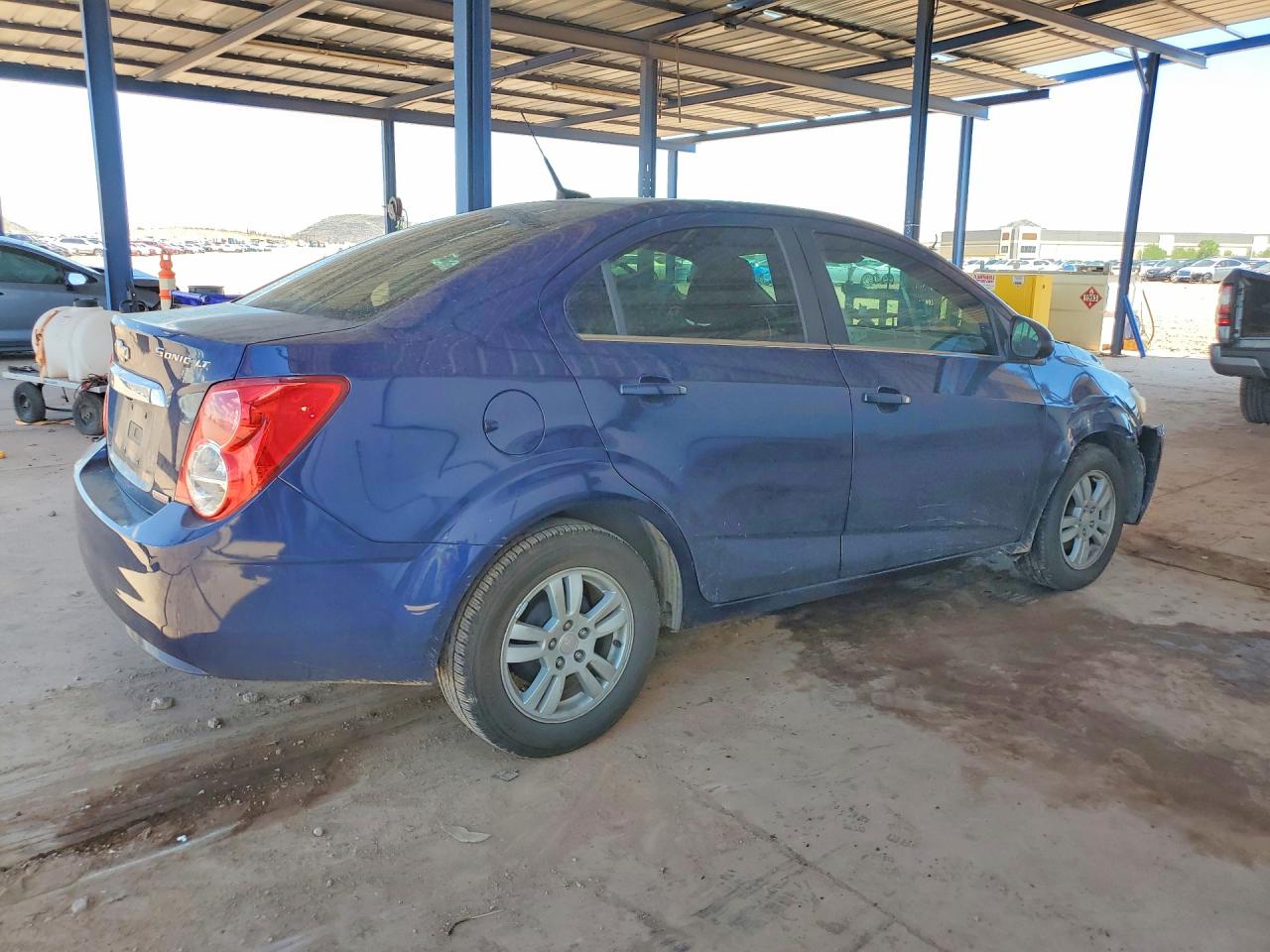 2014 Chevrolet Sonic Lt Blue vin: 1G1JC5SB3E4121587