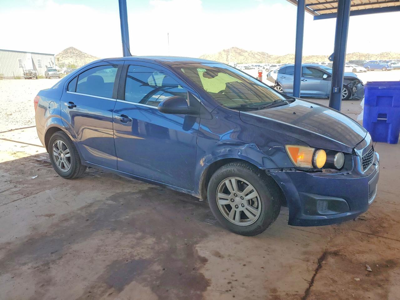 2014 Chevrolet Sonic Lt Blue vin: 1G1JC5SB3E4121587
