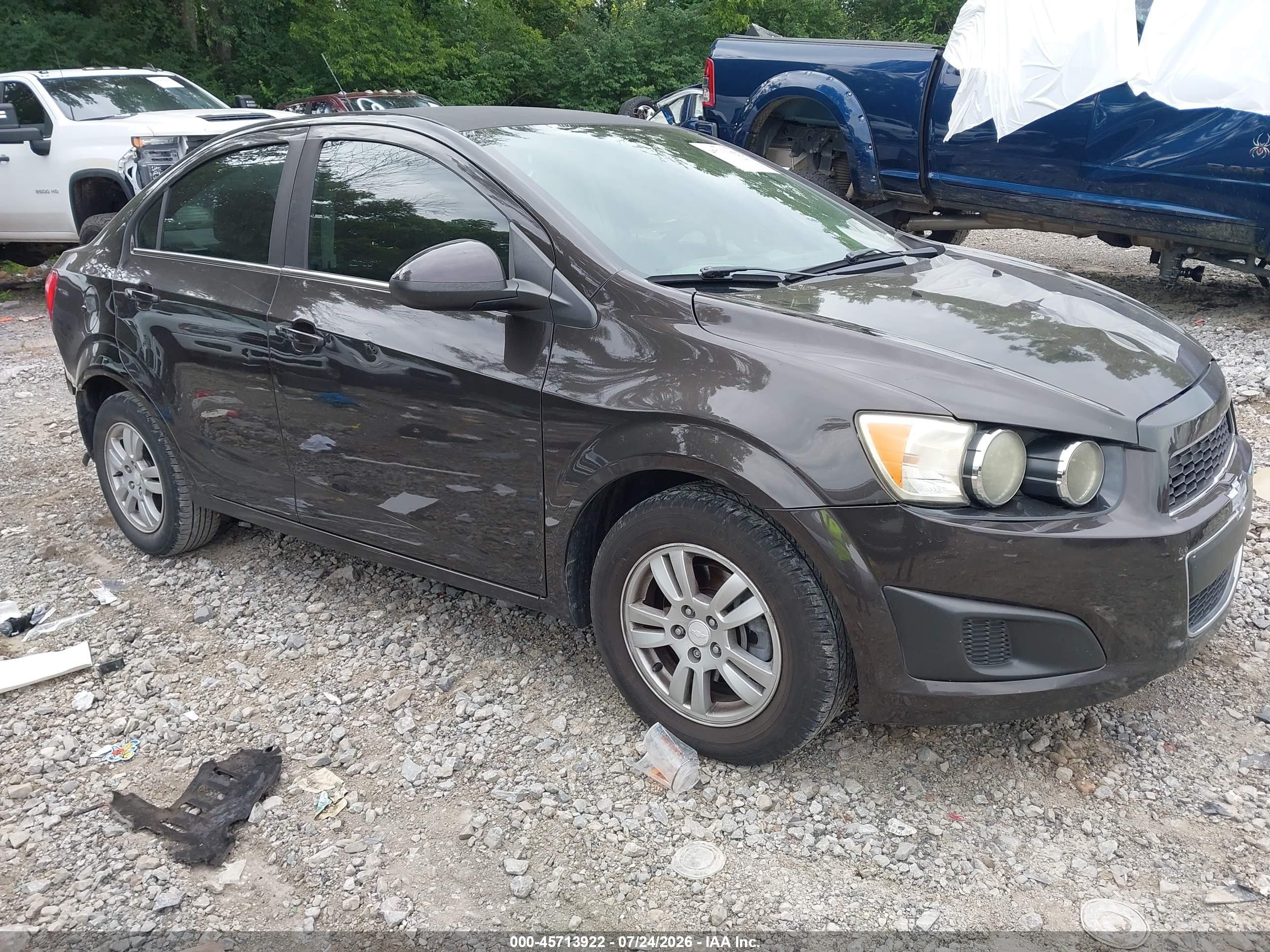 2015 Chevrolet Sonic Lt Auto Black vin: 1G1JC5SB3F4153862