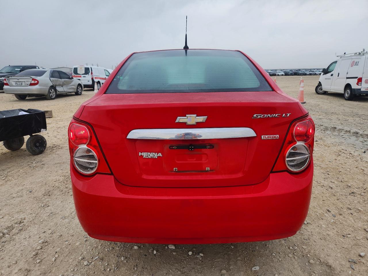 2014 Chevrolet Sonic Lt Red vin: 1G1JC5SB6E4151313