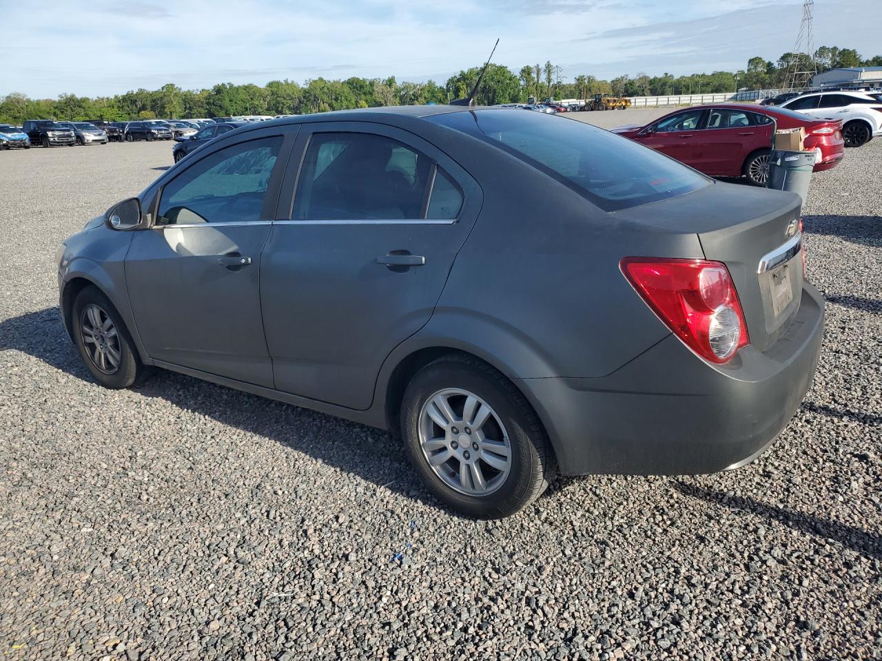 2012 Chevrolet Sonic Lt Gray vin: 1G1JC5SB7C4198525