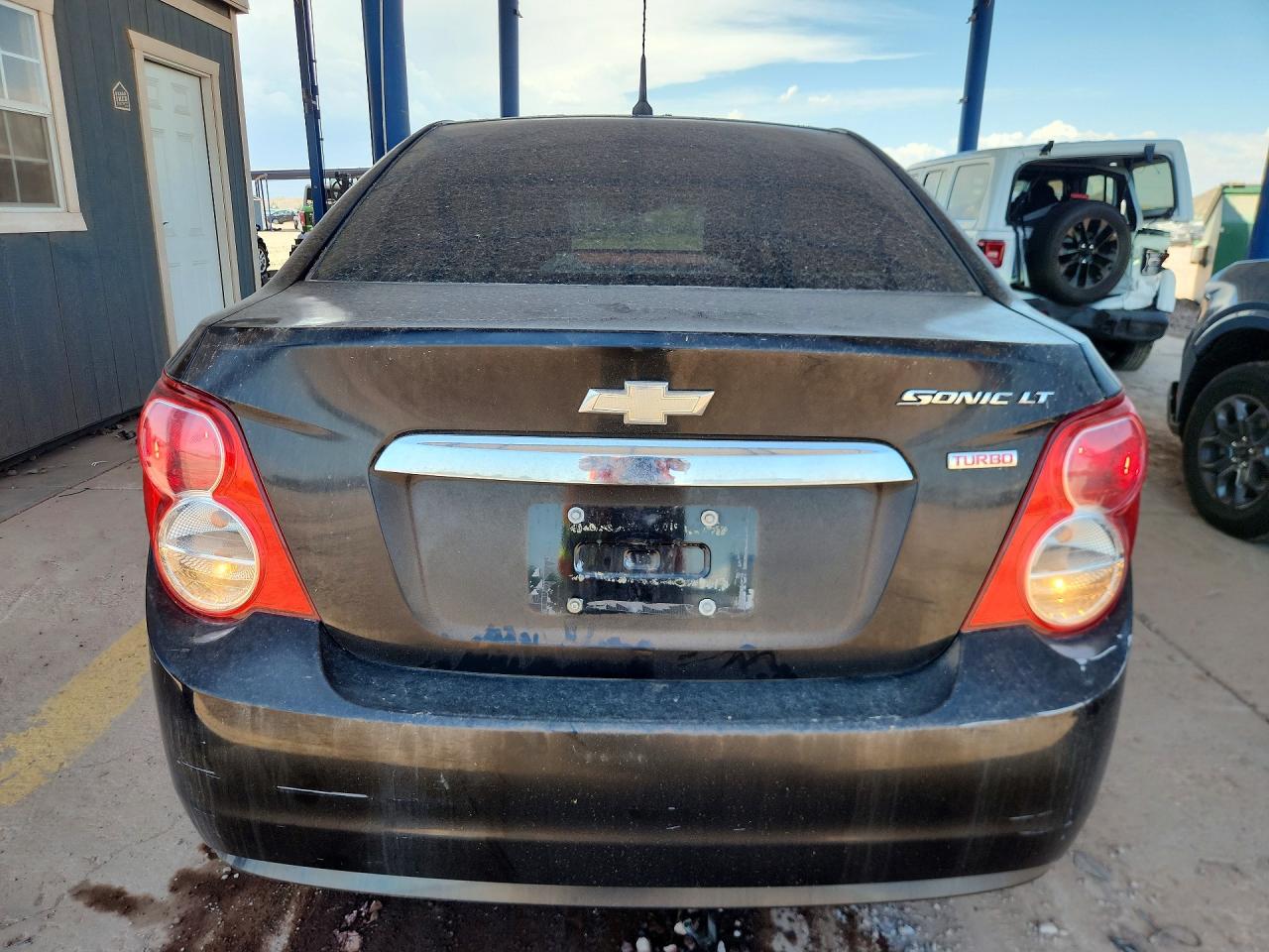 2012 Chevrolet Sonic Lt Black vin: 1G1JC5SB7C4207501