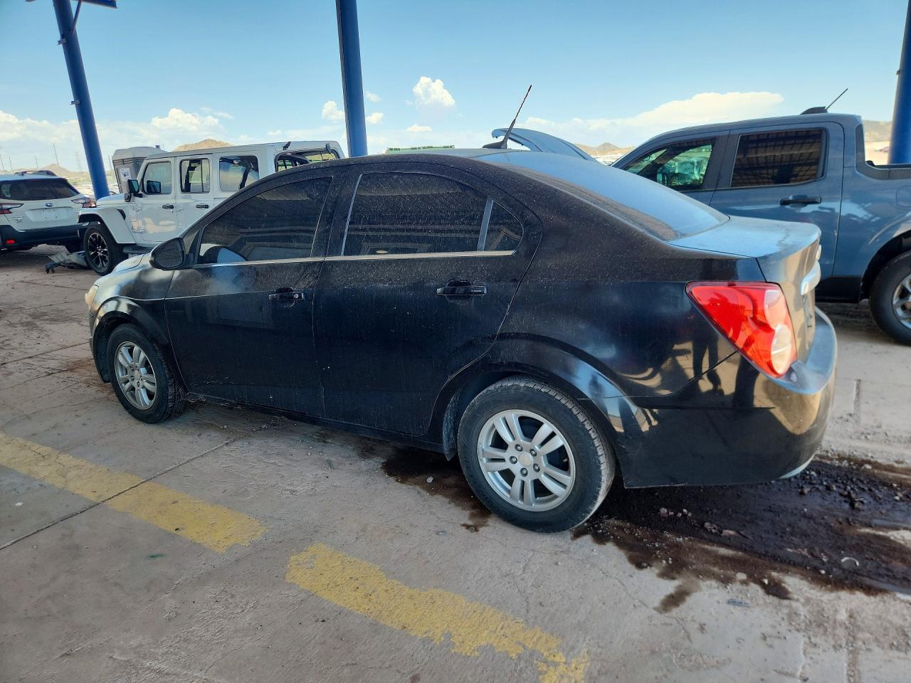 2012 Chevrolet Sonic Lt Black vin: 1G1JC5SB7C4207501