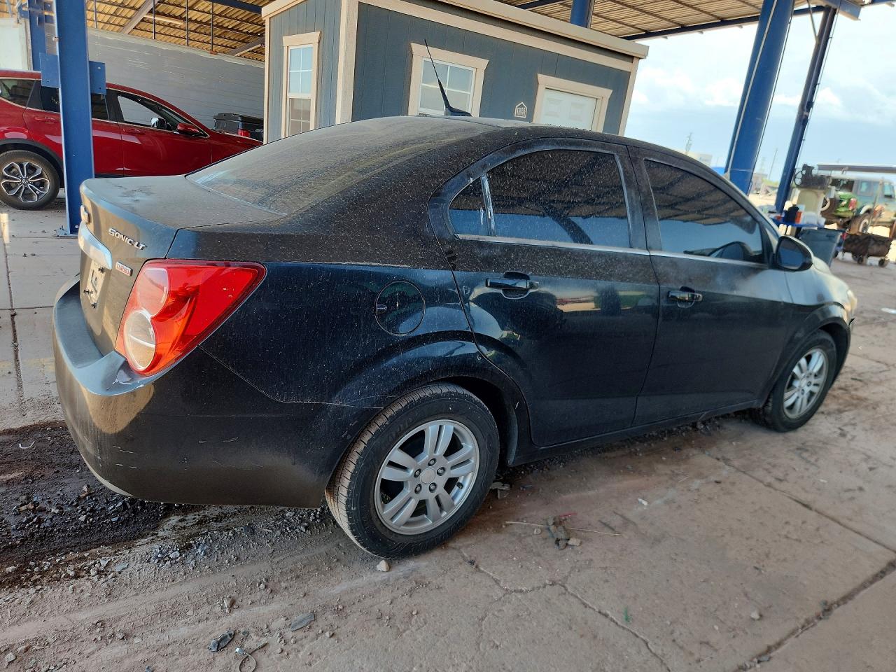 2012 Chevrolet Sonic Lt Black vin: 1G1JC5SB7C4207501