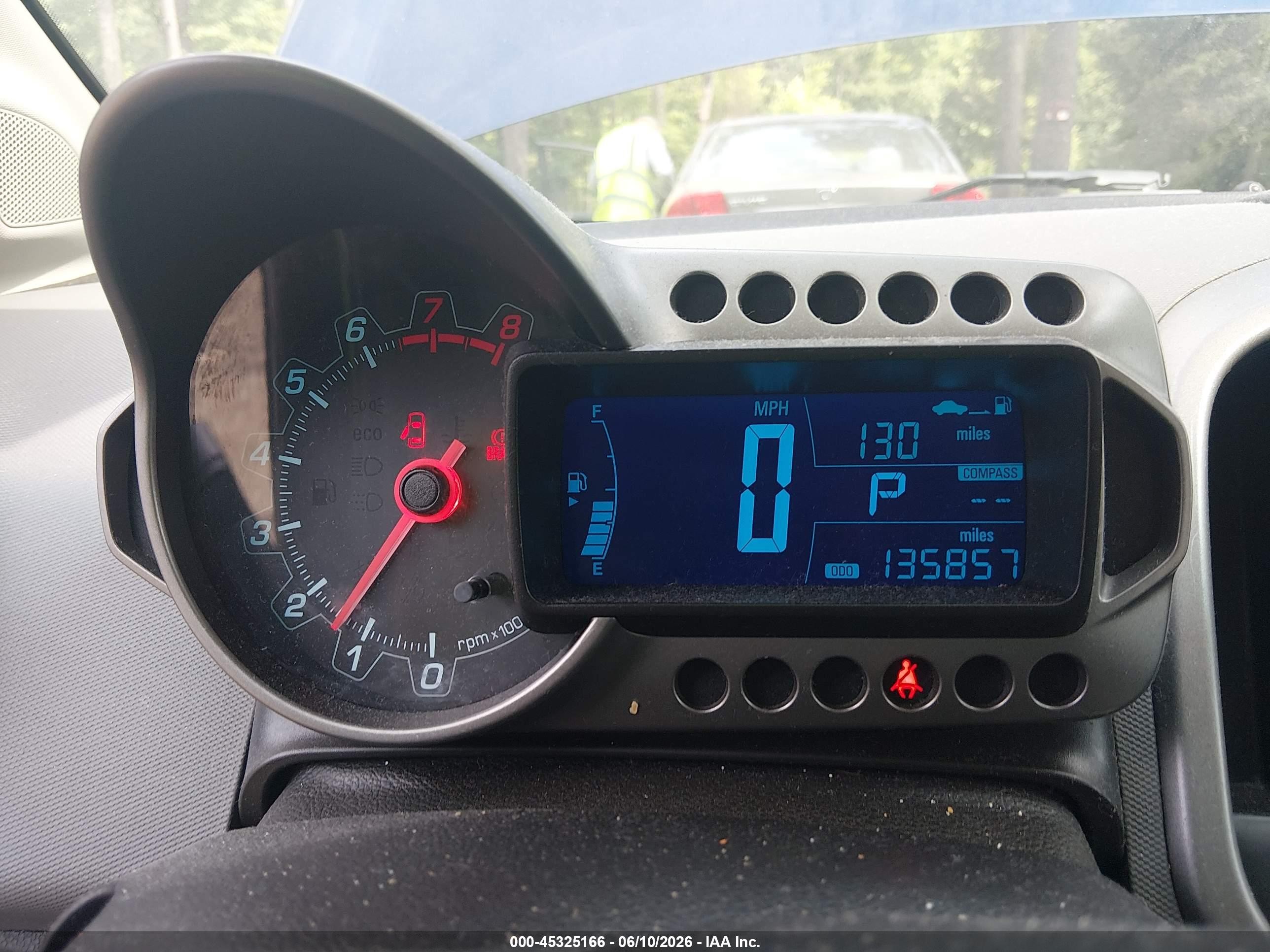 2013 Chevrolet Sonic Lt Auto Blue vin: 1G1JC5SB8D4106629