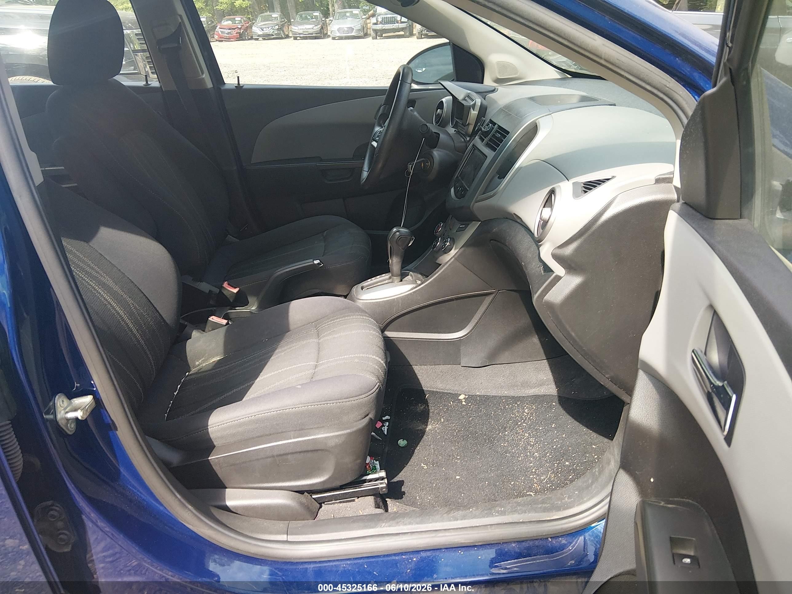 2013 Chevrolet Sonic Lt Auto Blue vin: 1G1JC5SB8D4106629