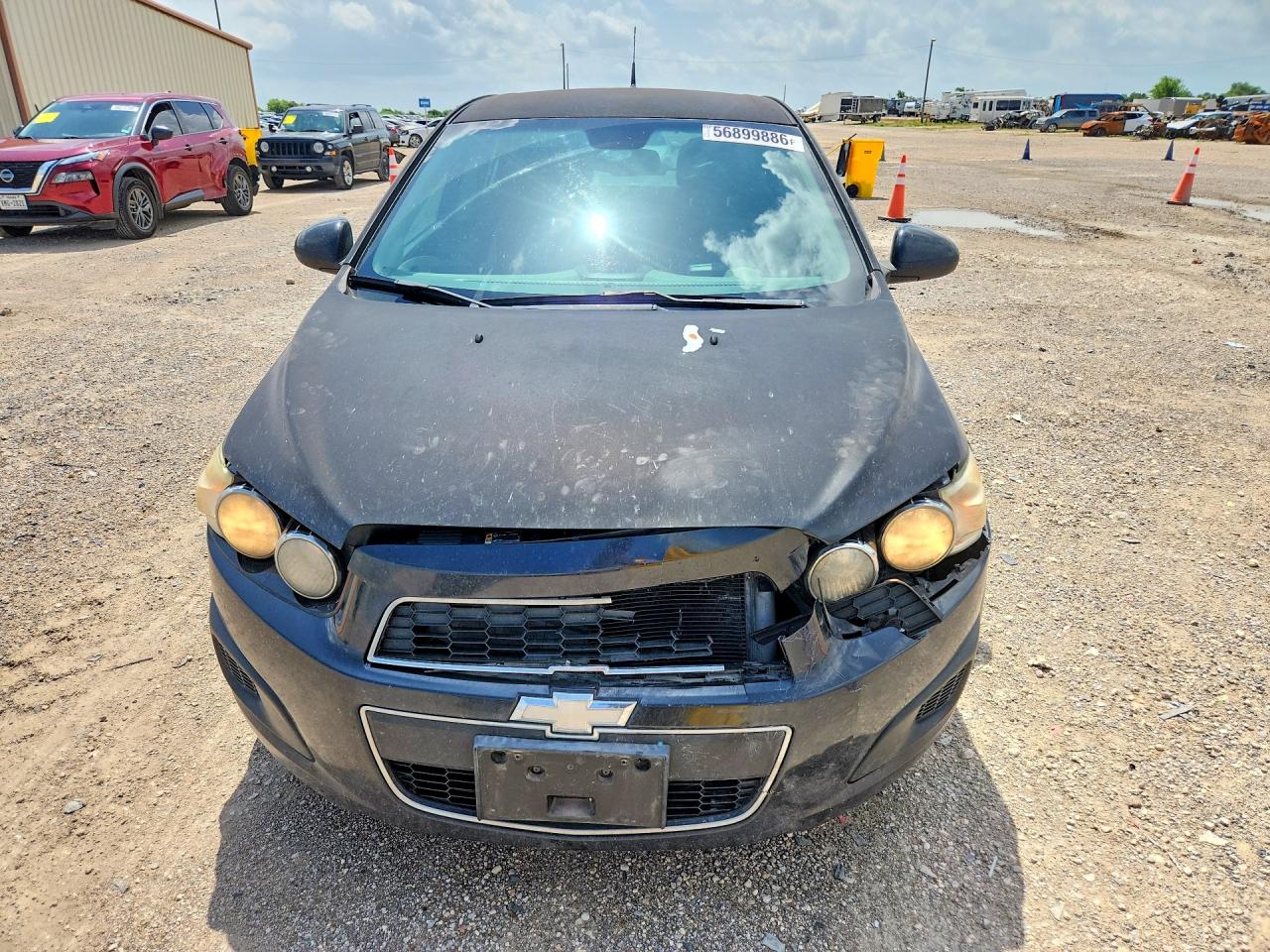 2013 Chevrolet Sonic Lt Black vin: 1G1JC5SB8D4221585