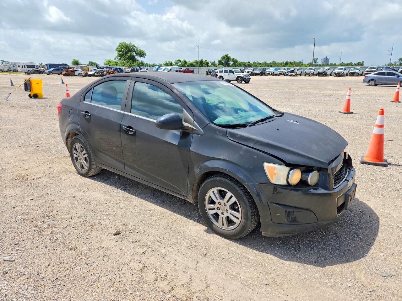 2013 Chevrolet Sonic Lt Black vin: 1G1JC5SB8D4221585
