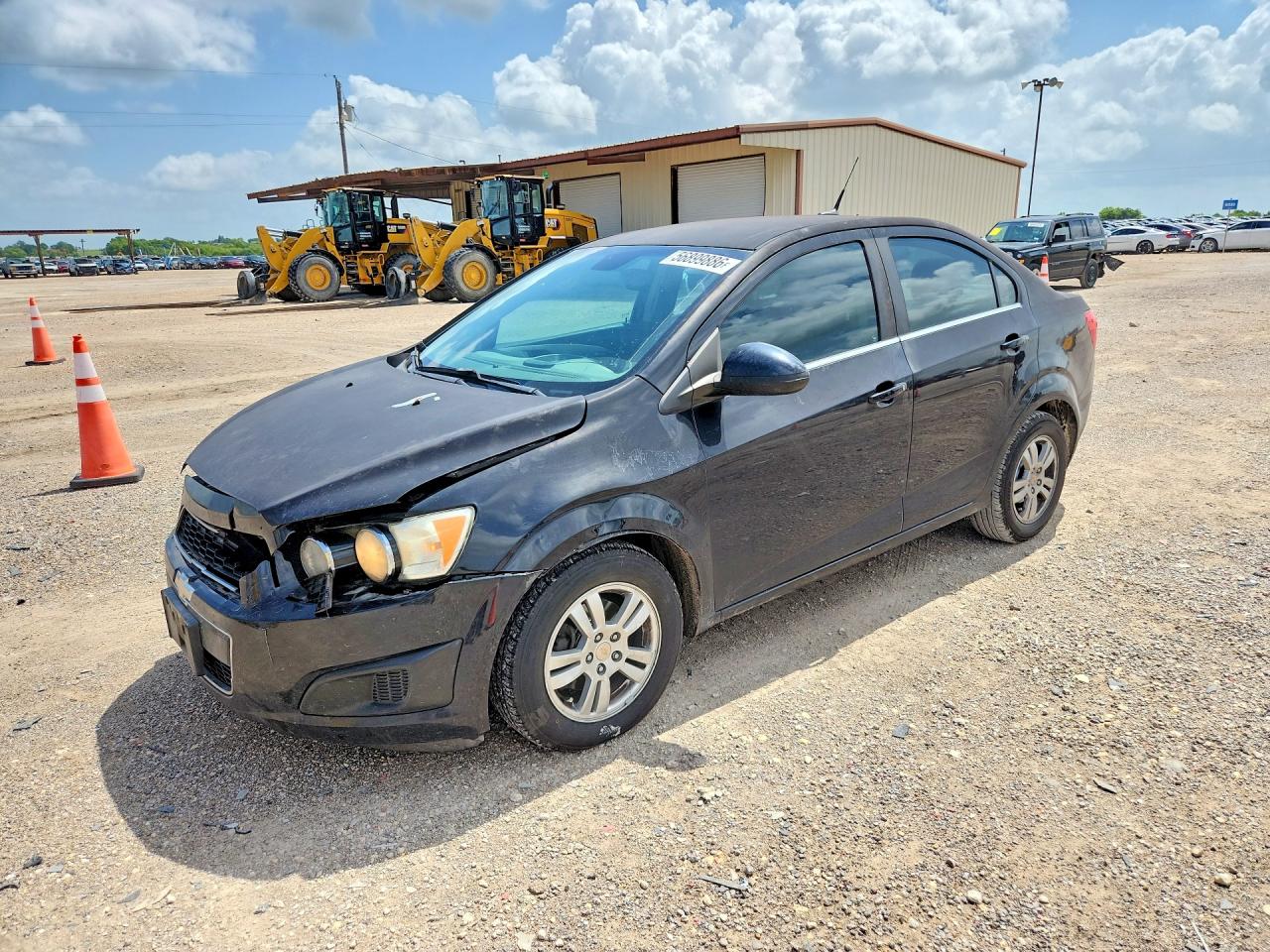 2013 Chevrolet Sonic Lt Black vin: 1G1JC5SB8D4221585