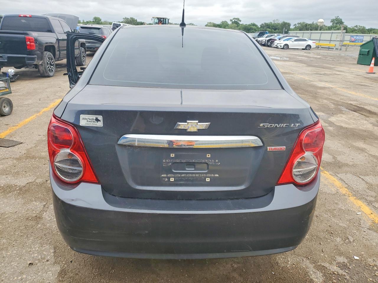 2013 Chevrolet Sonic Lt Gray vin: 1G1JC5SB8D4224471