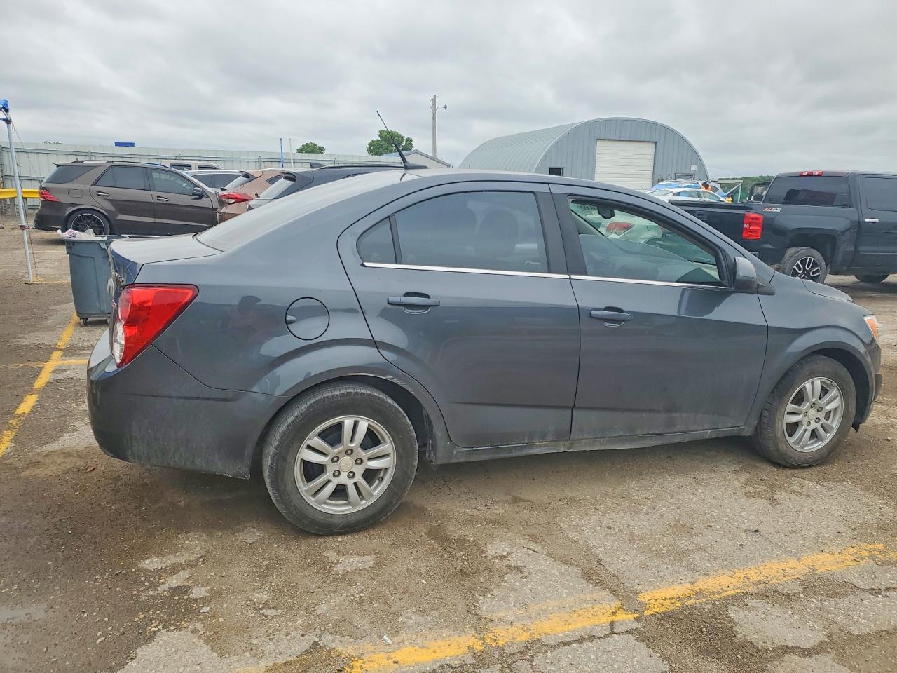2013 Chevrolet Sonic Lt Gray vin: 1G1JC5SB8D4224471