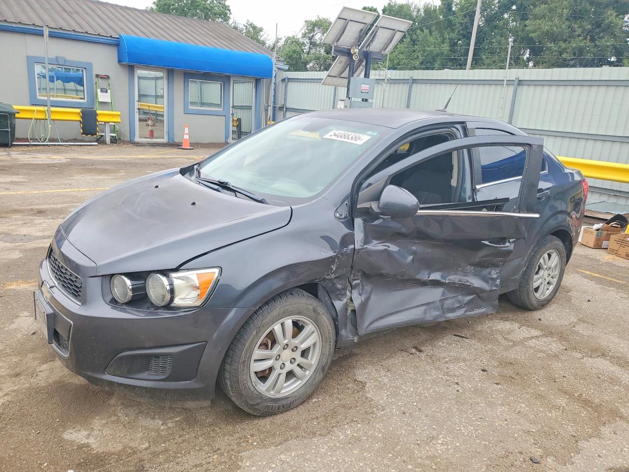 2013 Chevrolet Sonic Lt Gray vin: 1G1JC5SB8D4224471