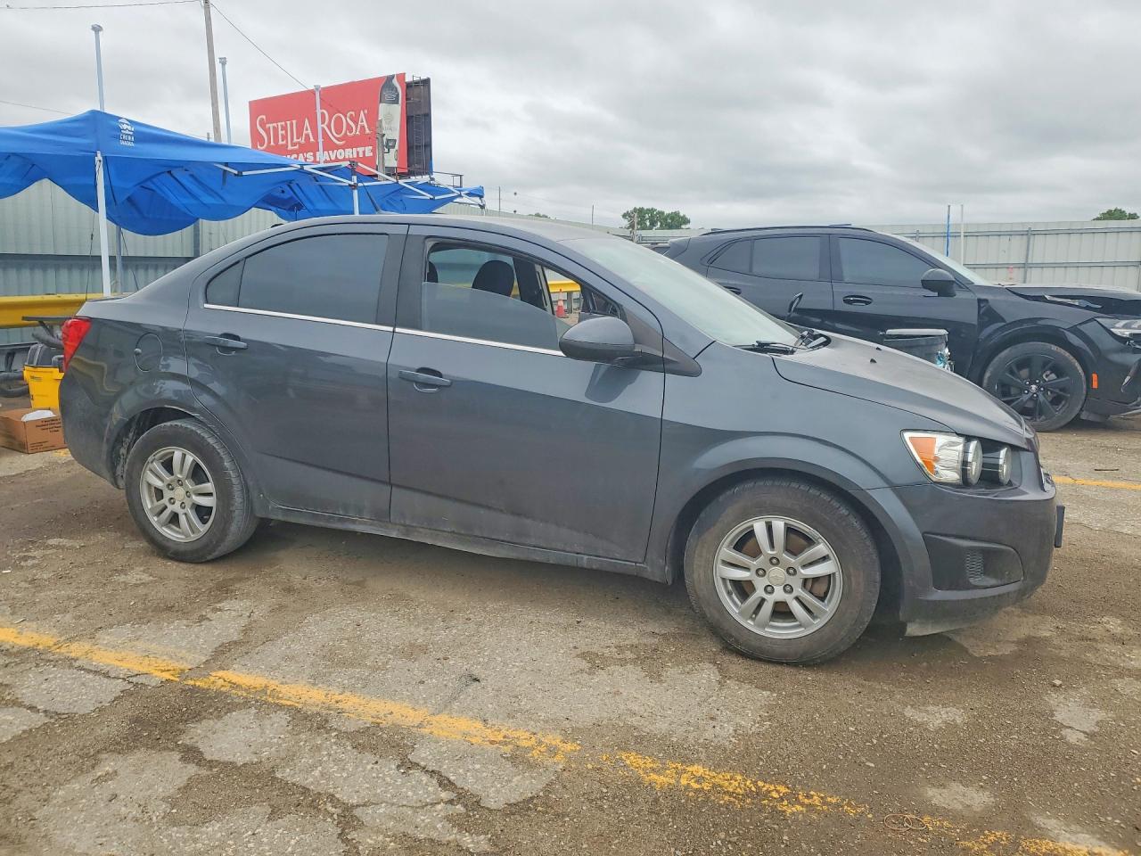 2013 Chevrolet Sonic Lt Gray vin: 1G1JC5SB8D4224471