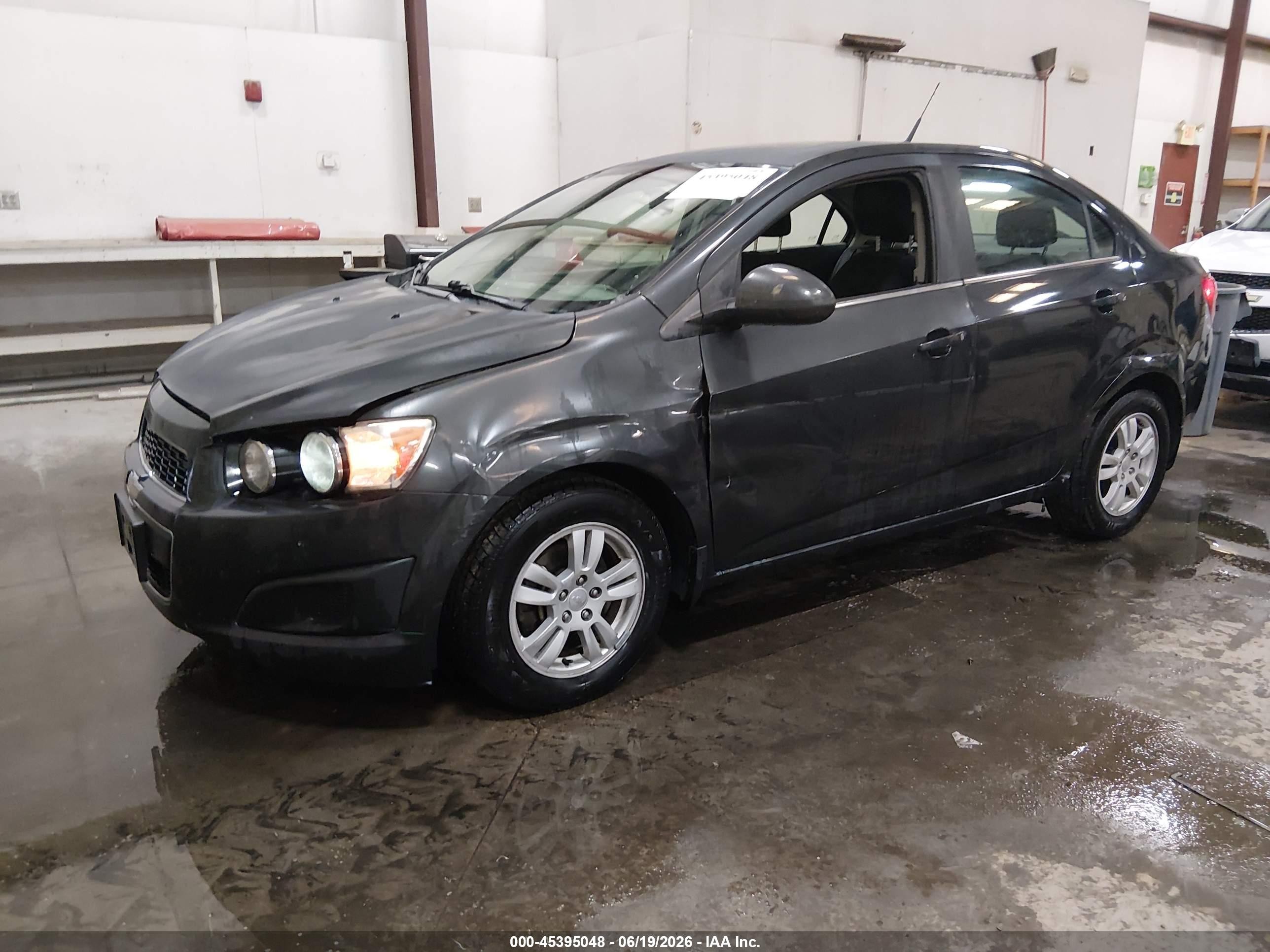 2014 Chevrolet Sonic Lt Auto Black vin: 1G1JC5SB8E4121813