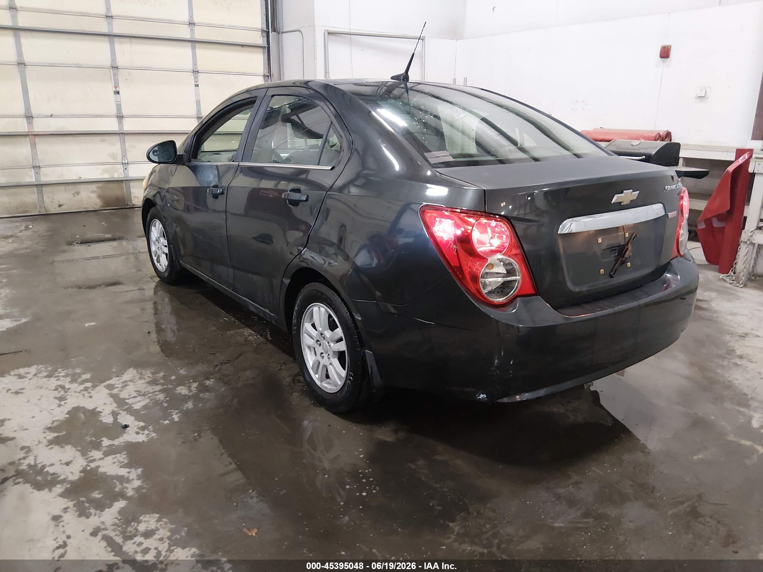 2014 Chevrolet Sonic Lt Auto Black vin: 1G1JC5SB8E4121813