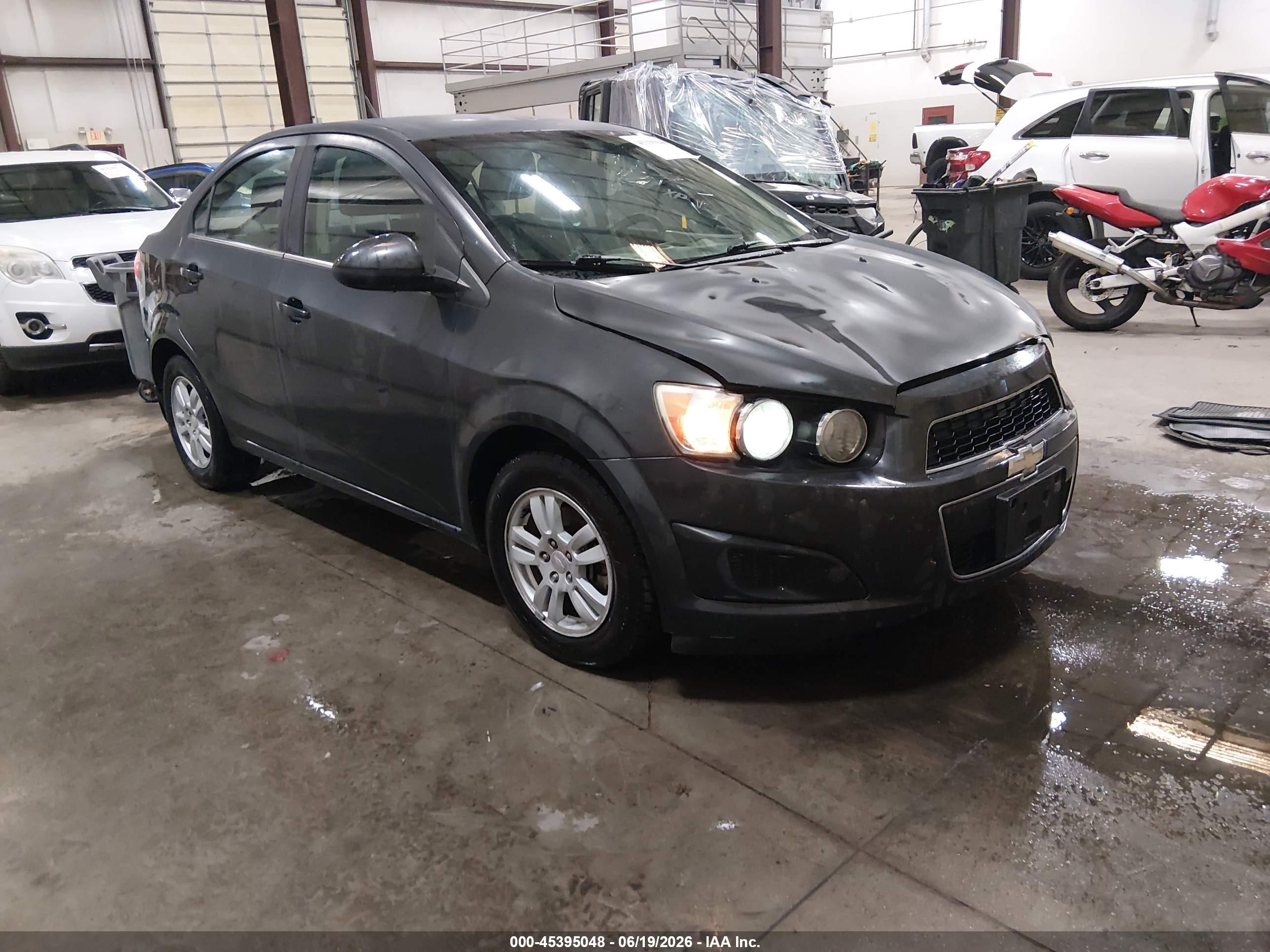 2014 Chevrolet Sonic Lt Auto Black vin: 1G1JC5SB8E4121813
