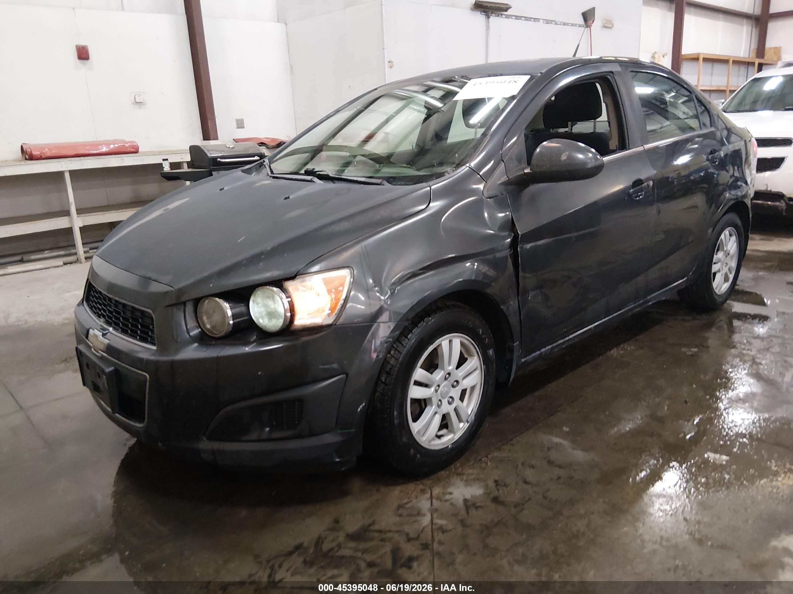 2014 Chevrolet Sonic Lt Auto Black vin: 1G1JC5SB8E4121813