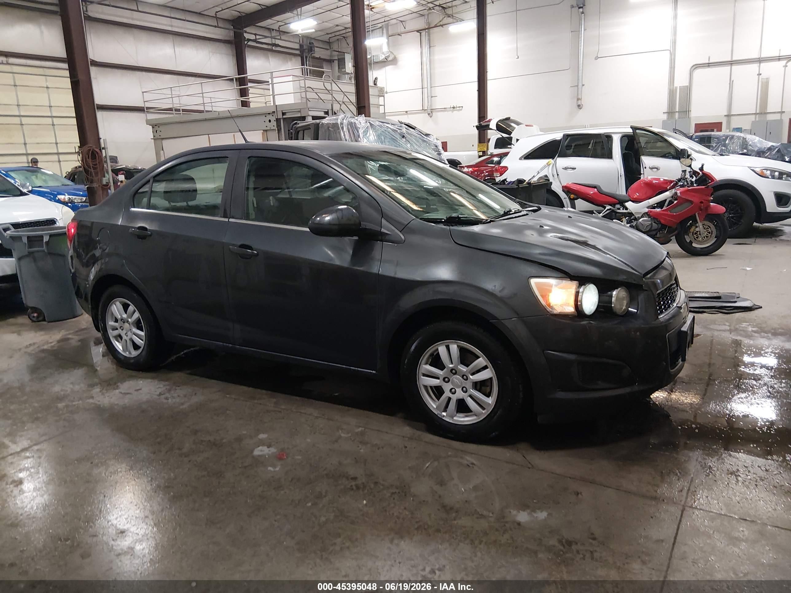2014 Chevrolet Sonic Lt Auto Black vin: 1G1JC5SB8E4121813