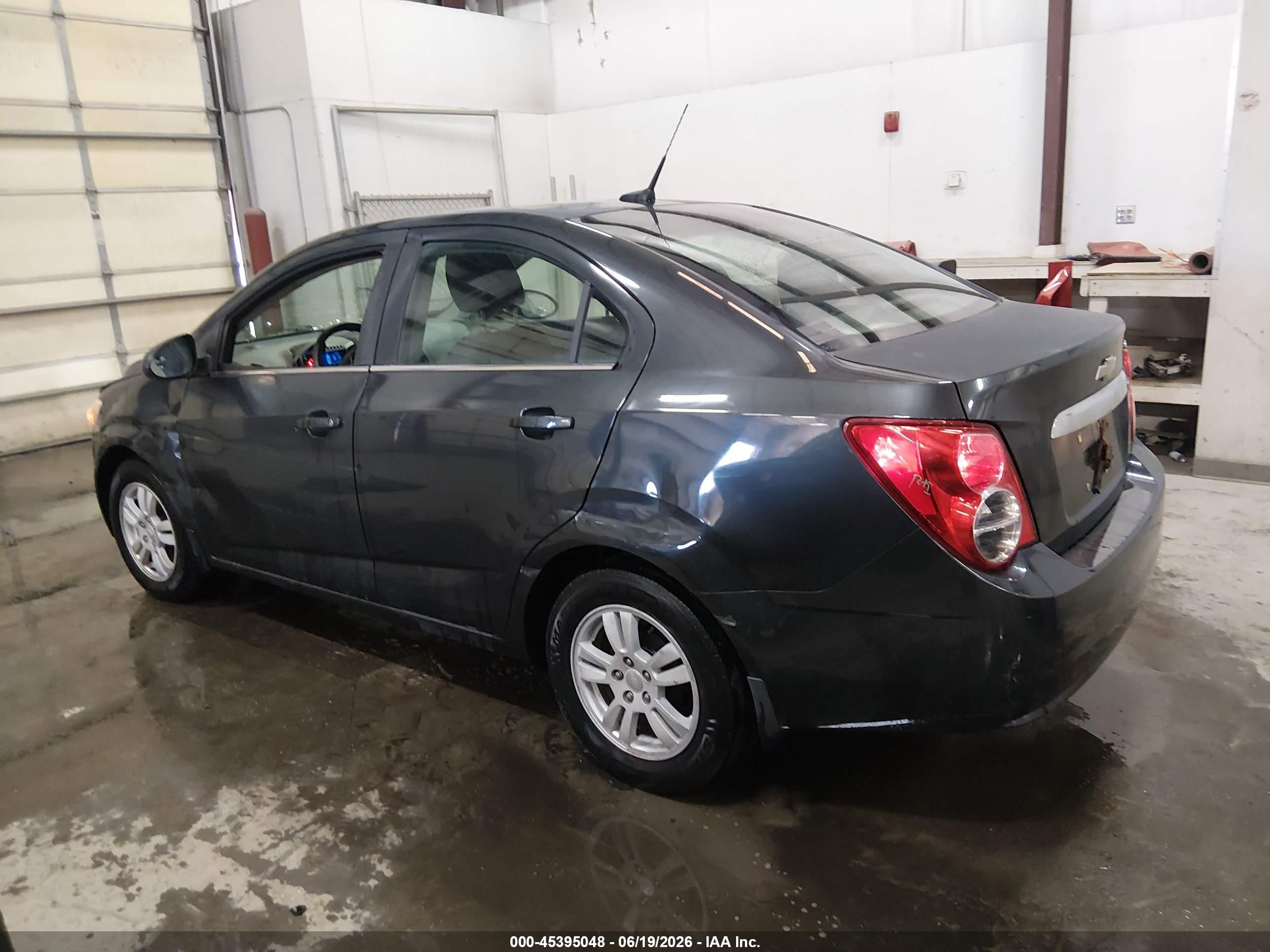 2014 Chevrolet Sonic Lt Auto Black vin: 1G1JC5SB8E4121813