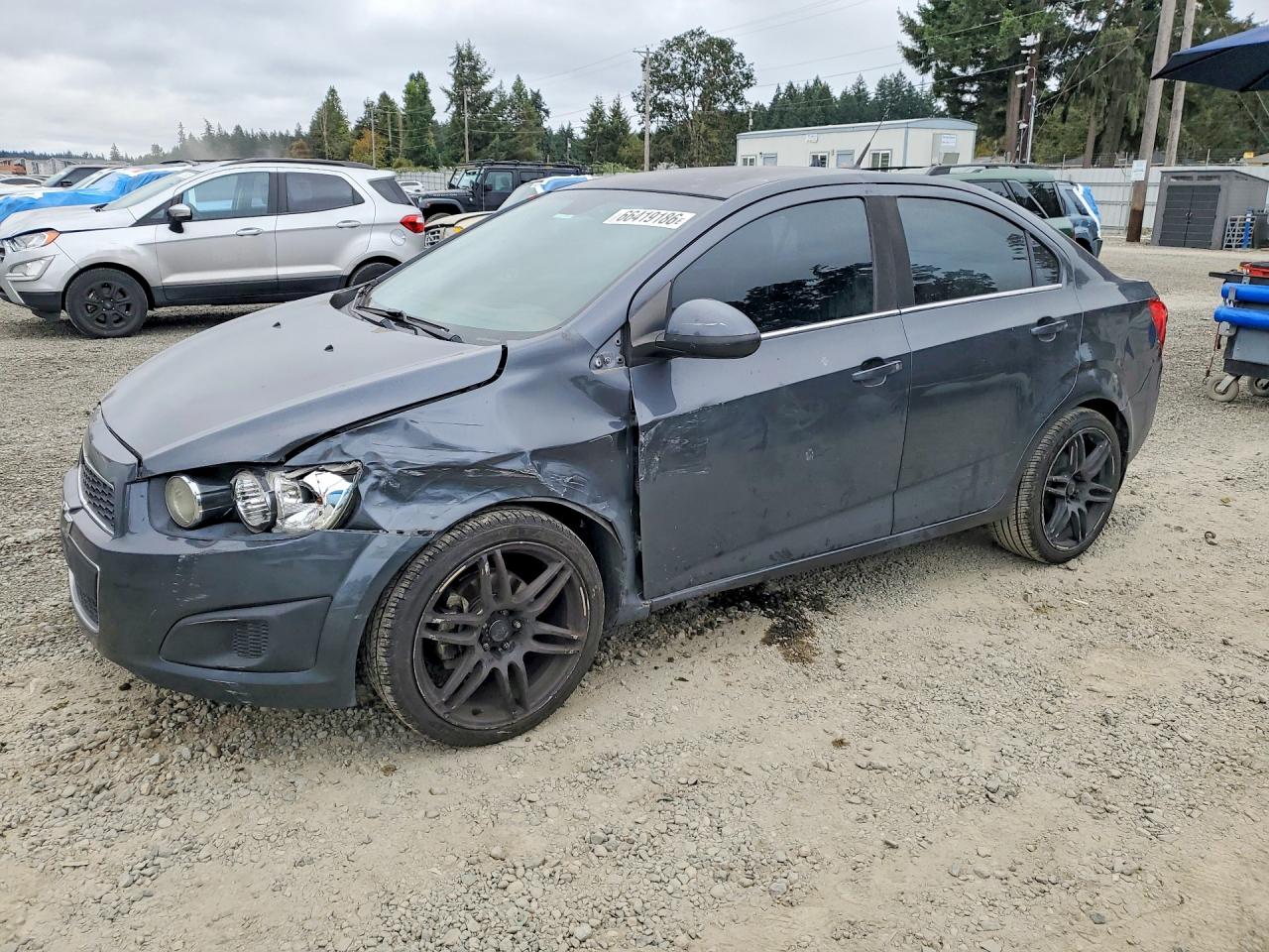 2013 Chevrolet Sonic Lt Угольный vin: 1G1JC5SB9D4120135