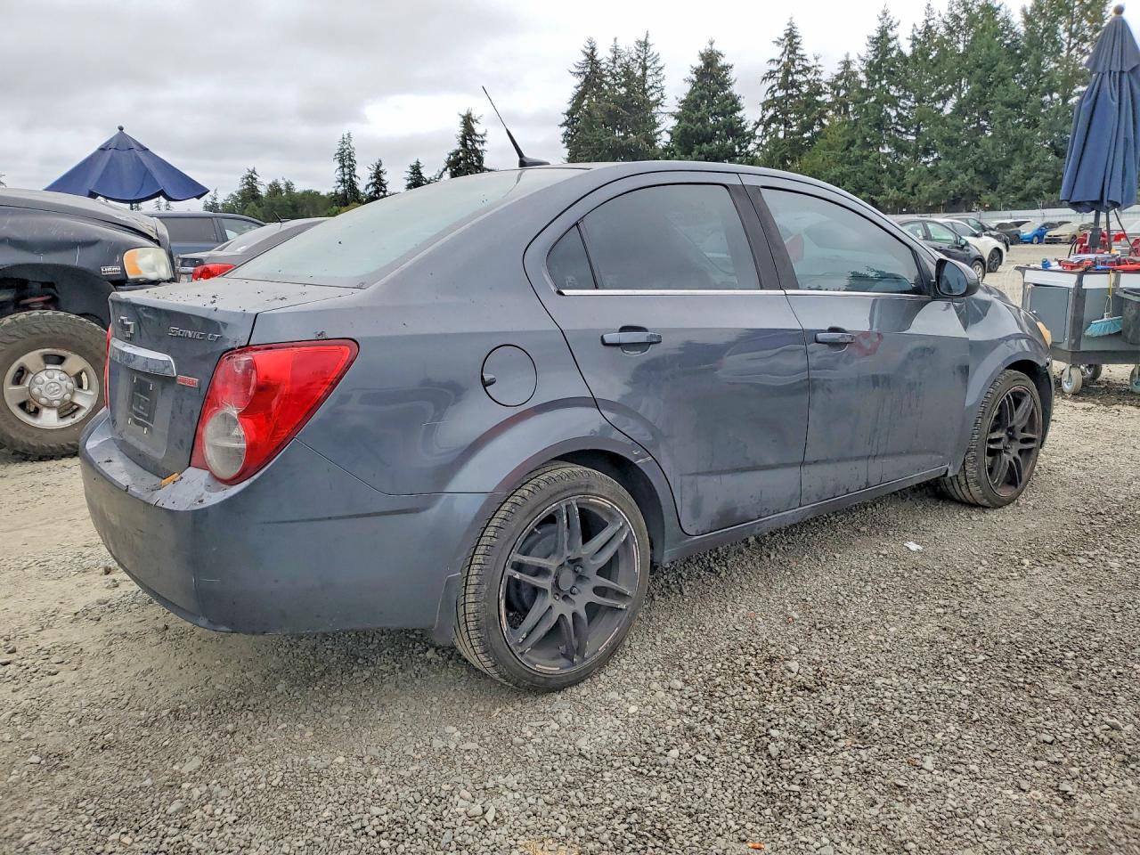 2013 Chevrolet Sonic Lt Угольный vin: 1G1JC5SB9D4120135