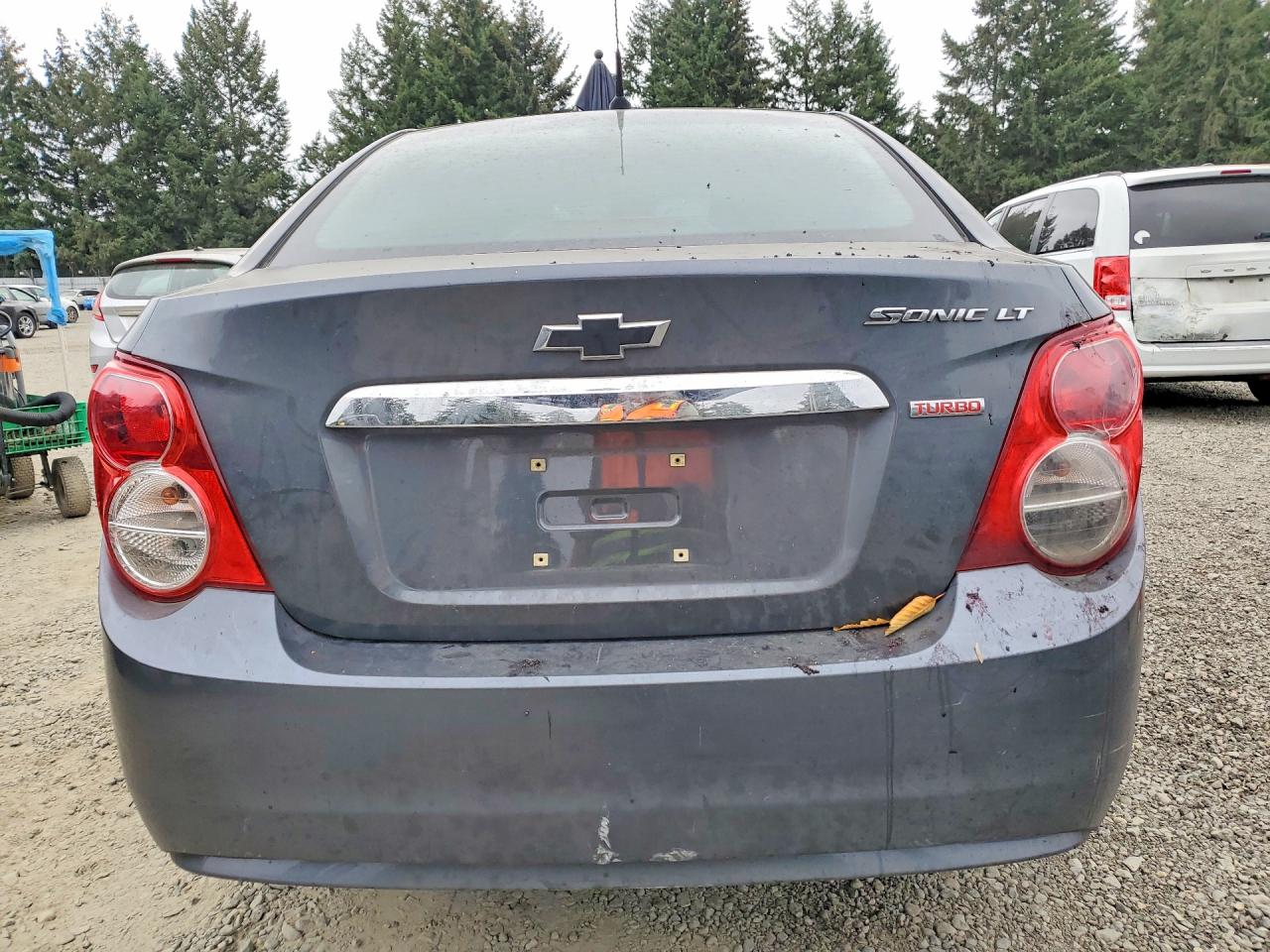 2013 Chevrolet Sonic Lt Угольный vin: 1G1JC5SB9D4120135