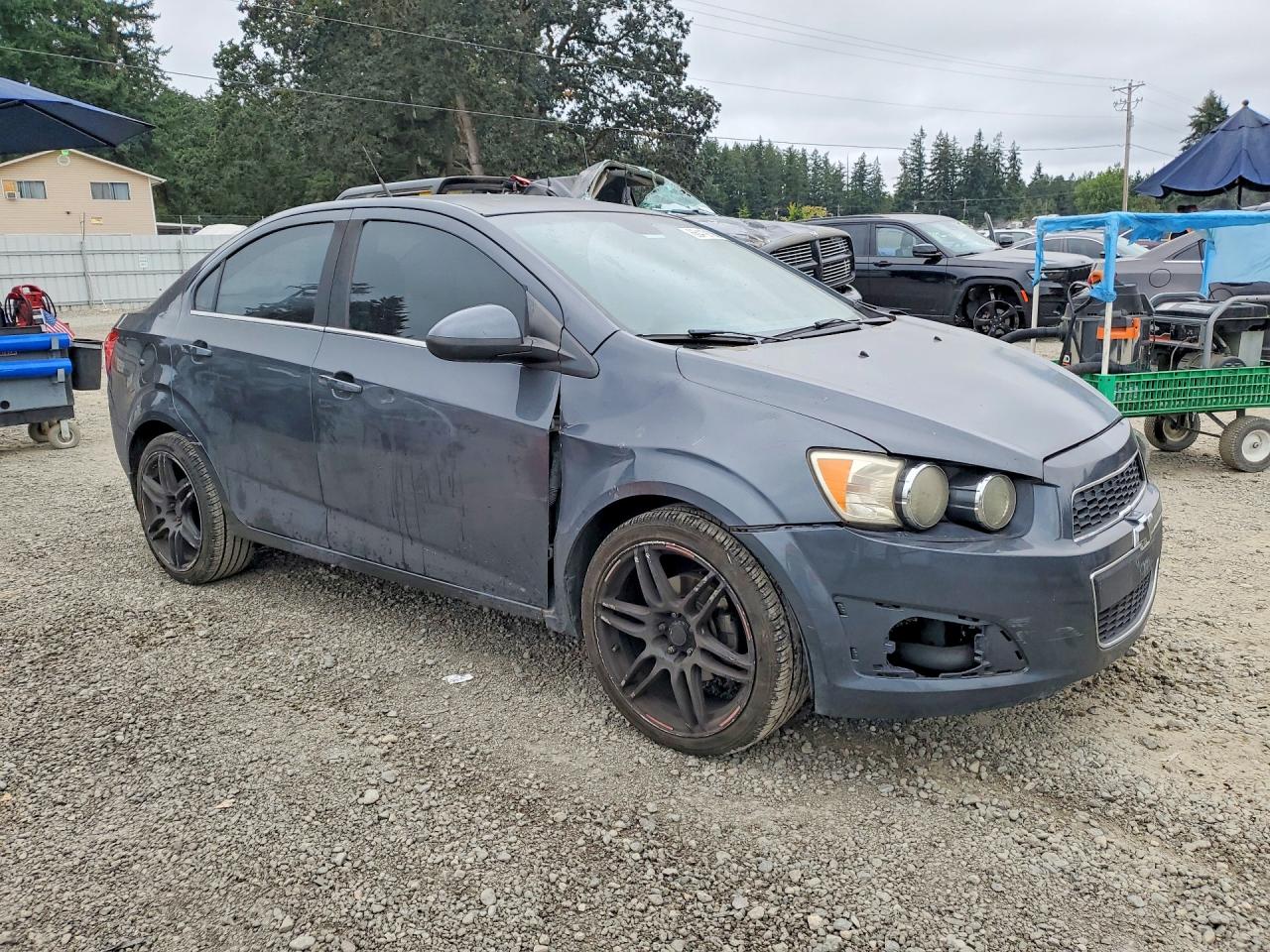 2013 Chevrolet Sonic Lt Угольный vin: 1G1JC5SB9D4120135