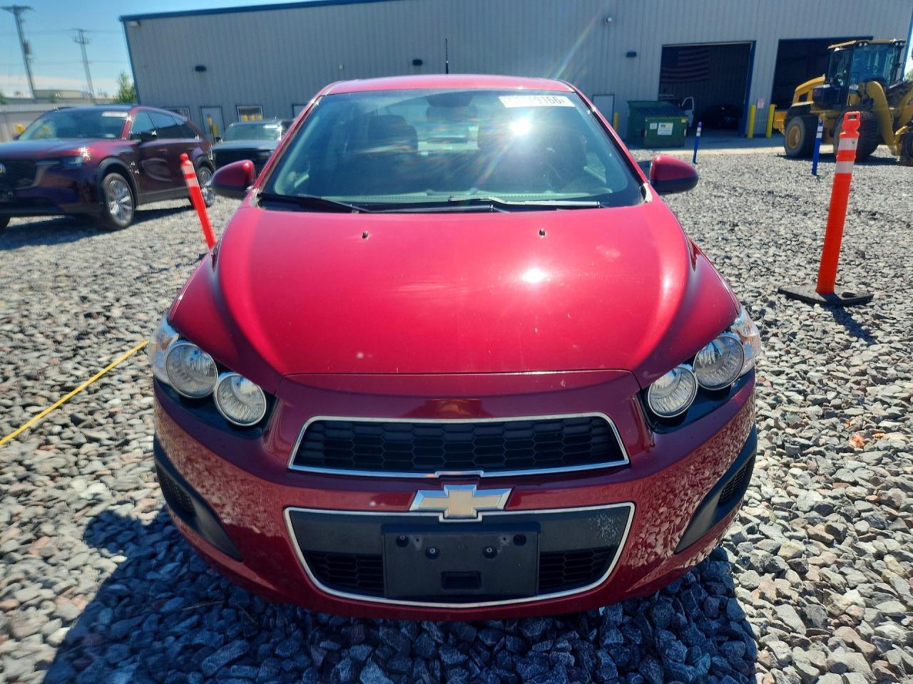 2013 Chevrolet Sonic Lt Red vin: 1G1JC5SB9D4238623