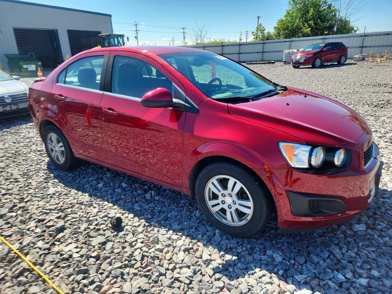 2013 Chevrolet Sonic Lt Red vin: 1G1JC5SB9D4238623
