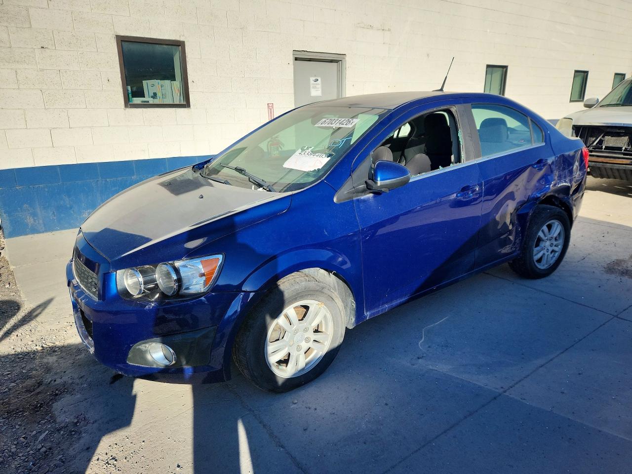 2014 Chevrolet Sonic Lt Blue vin: 1G1JC5SBXE4134076