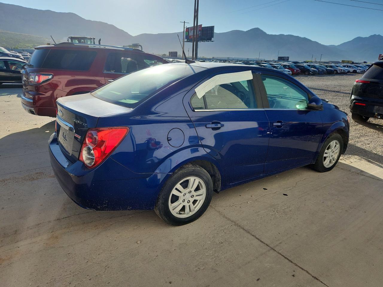 2014 Chevrolet Sonic Lt Blue vin: 1G1JC5SBXE4134076