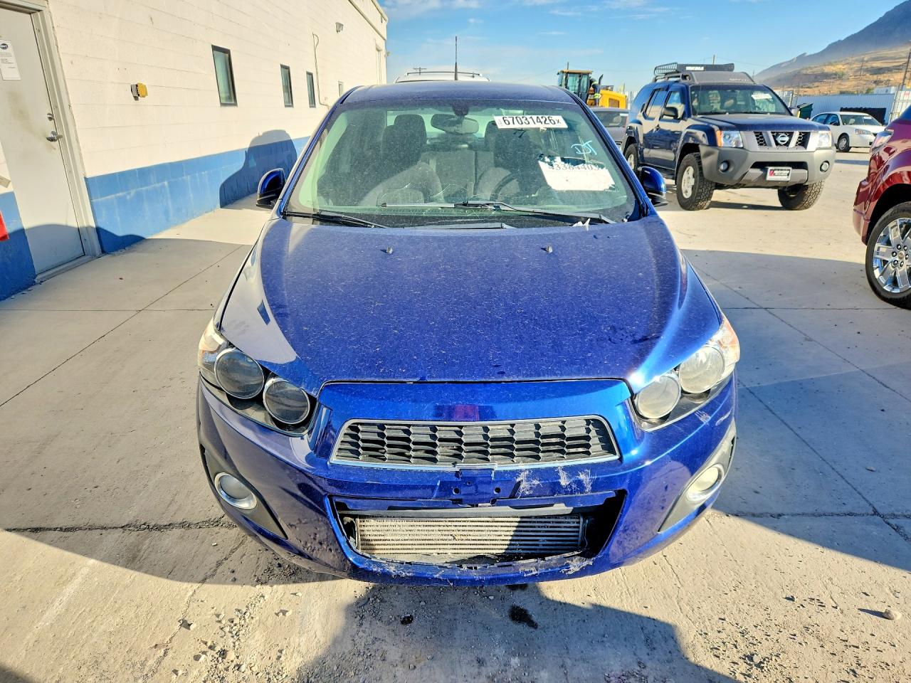 2014 Chevrolet Sonic Lt Blue vin: 1G1JC5SBXE4134076