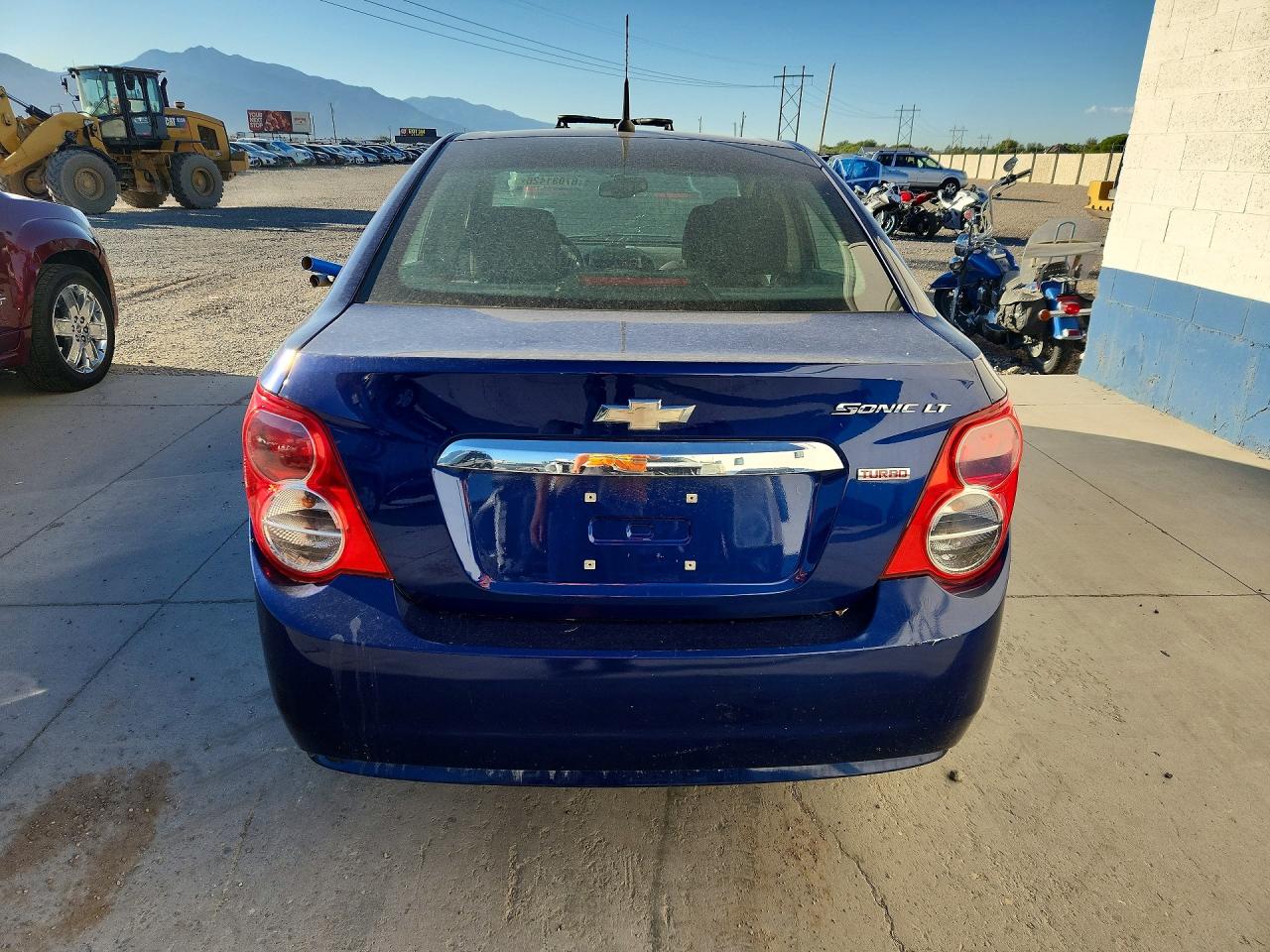 2014 Chevrolet Sonic Lt Blue vin: 1G1JC5SBXE4134076