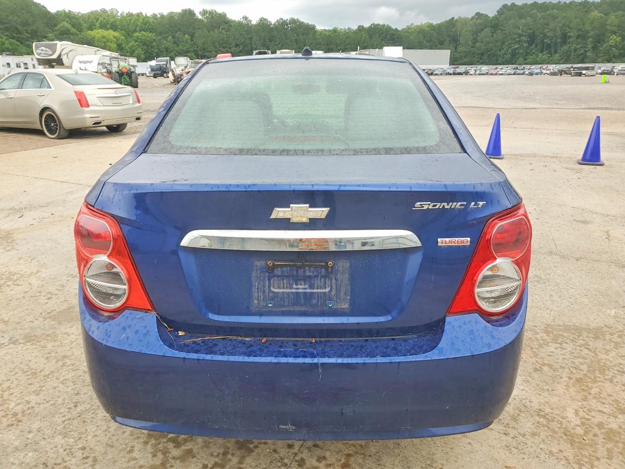 2014 Chevrolet Sonic Lt Blue vin: 1G1JC5SBXE4222559