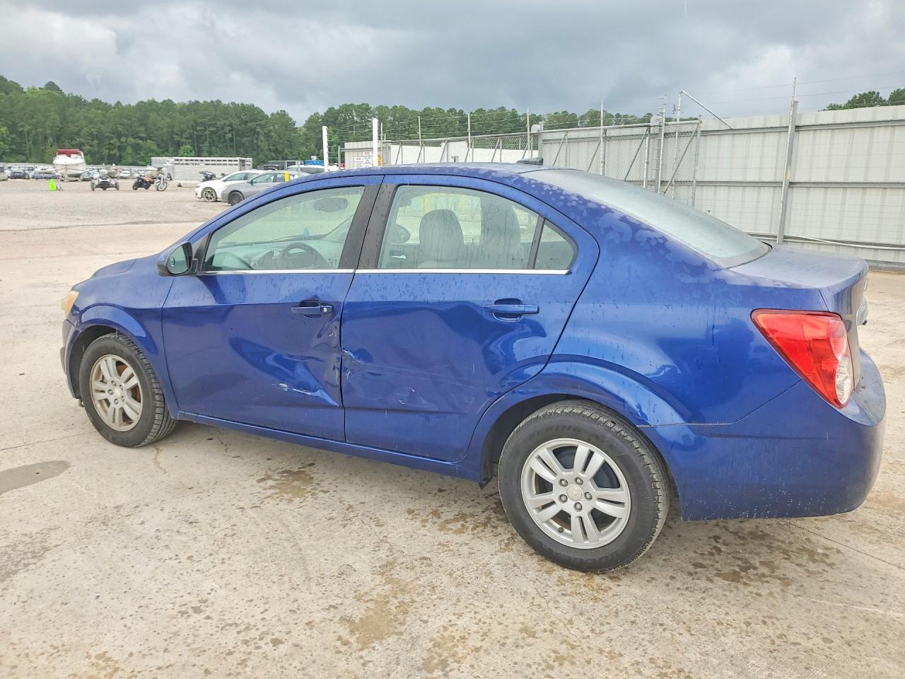 2014 Chevrolet Sonic Lt Blue vin: 1G1JC5SBXE4222559