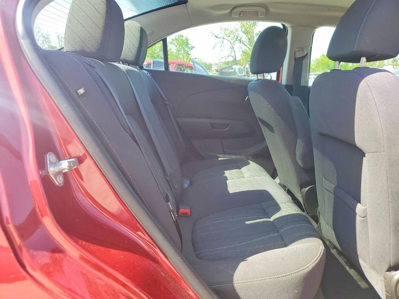 2015 Chevrolet Sonic Lt Red vin: 1G1JC5SBXF4138355