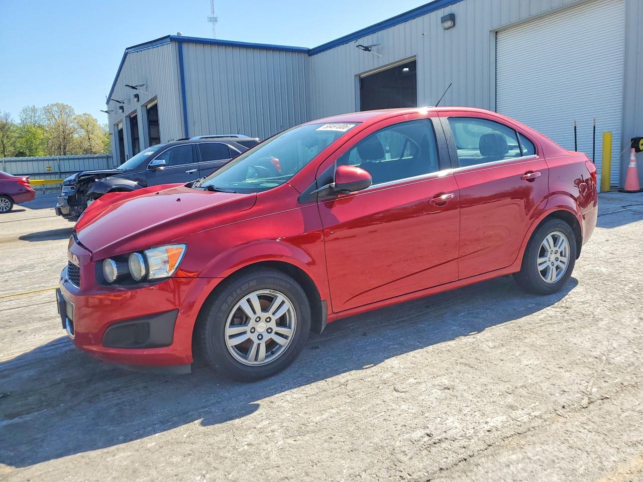 2015 Chevrolet Sonic Lt Red vin: 1G1JC5SBXF4138355