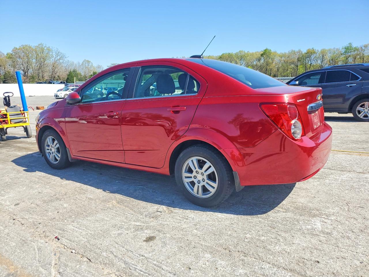 2015 Chevrolet Sonic Lt Red vin: 1G1JC5SBXF4138355