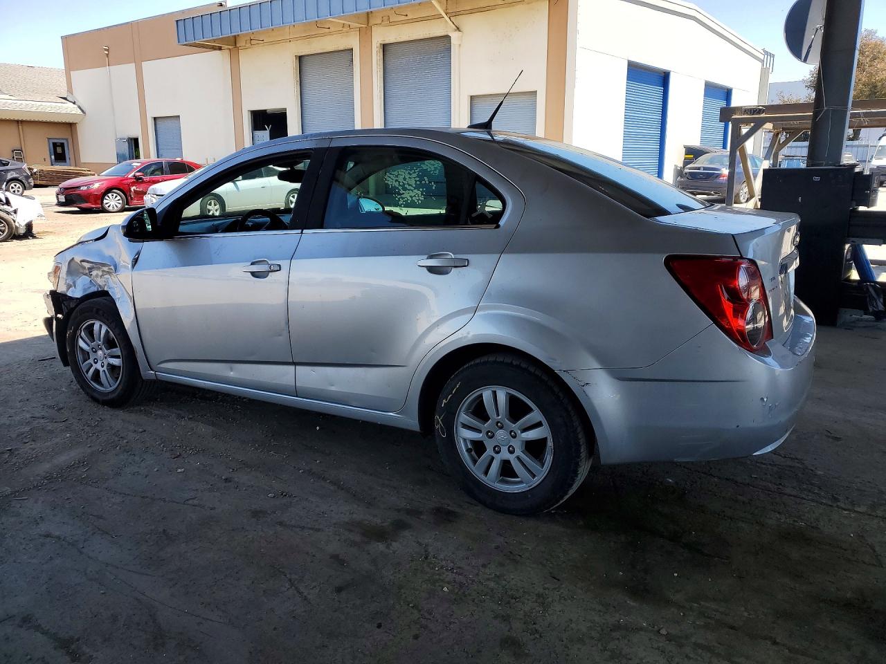 2013 Chevrolet Sonic Ls Automatic Silver vin: 1G1JC5SG0D4230566