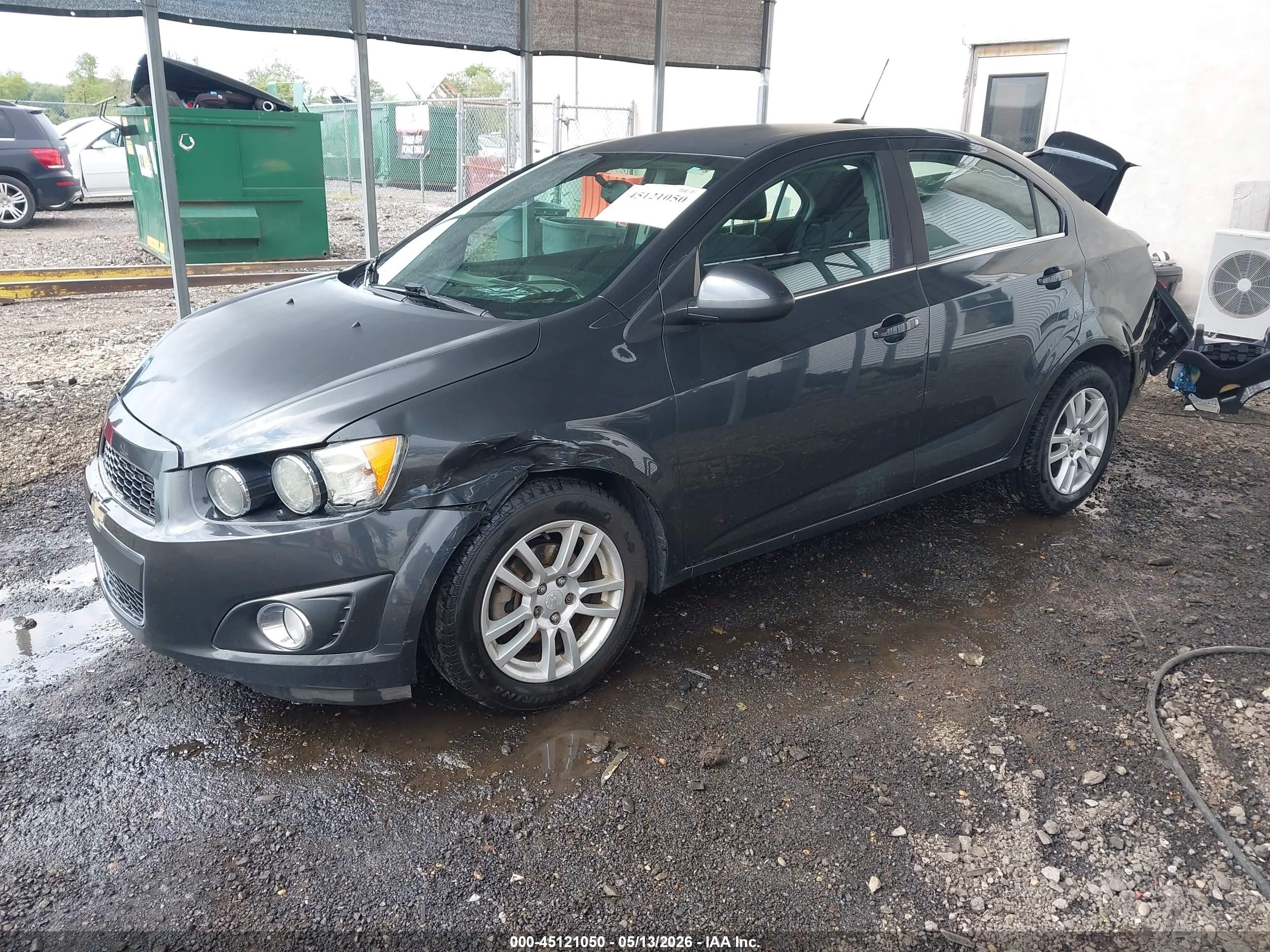 2015 Chevrolet Sonic Lt Auto Black vin: 1G1JC5SG1F4140068