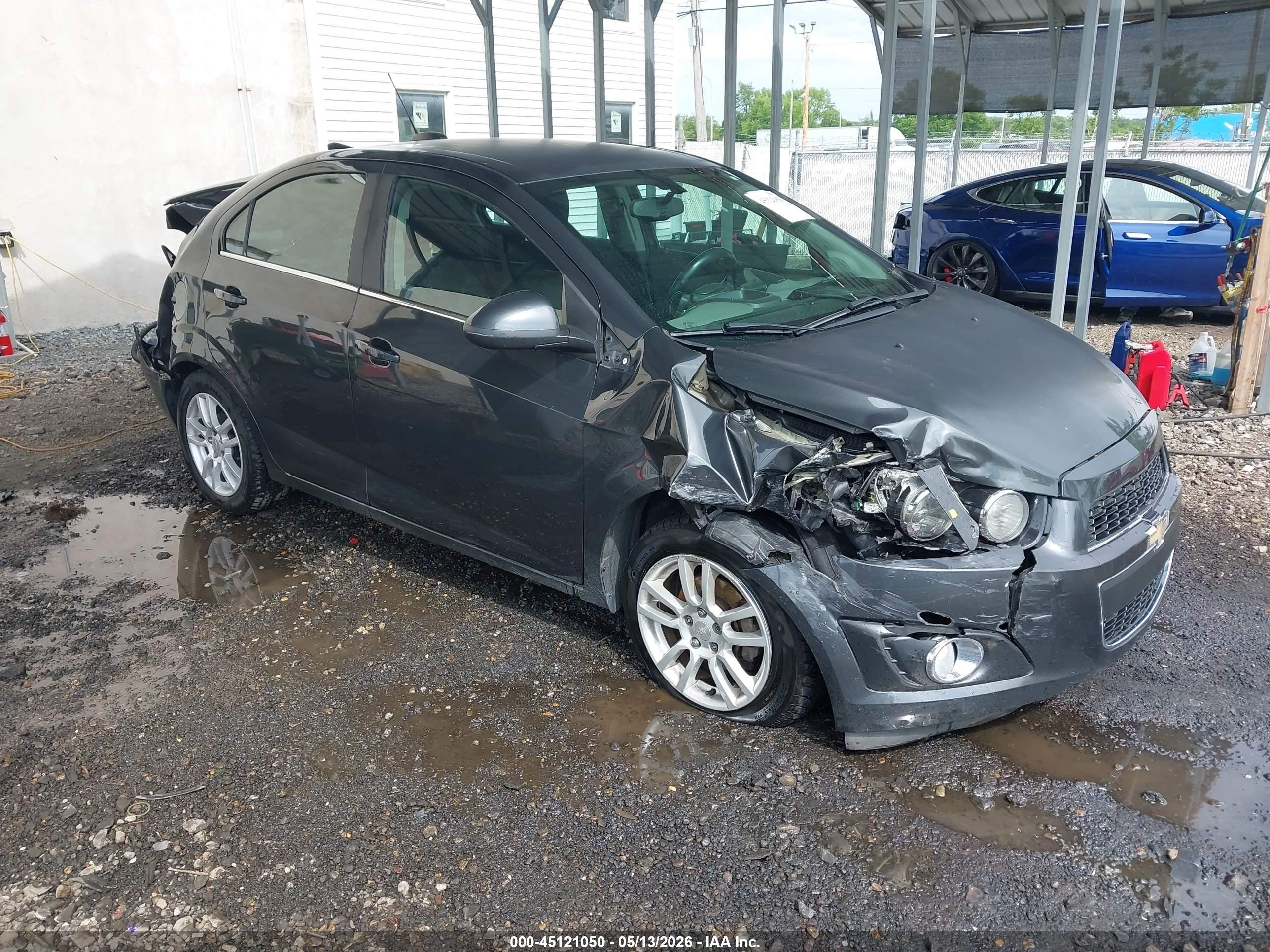 2015 Chevrolet Sonic Lt Auto Black vin: 1G1JC5SG1F4140068