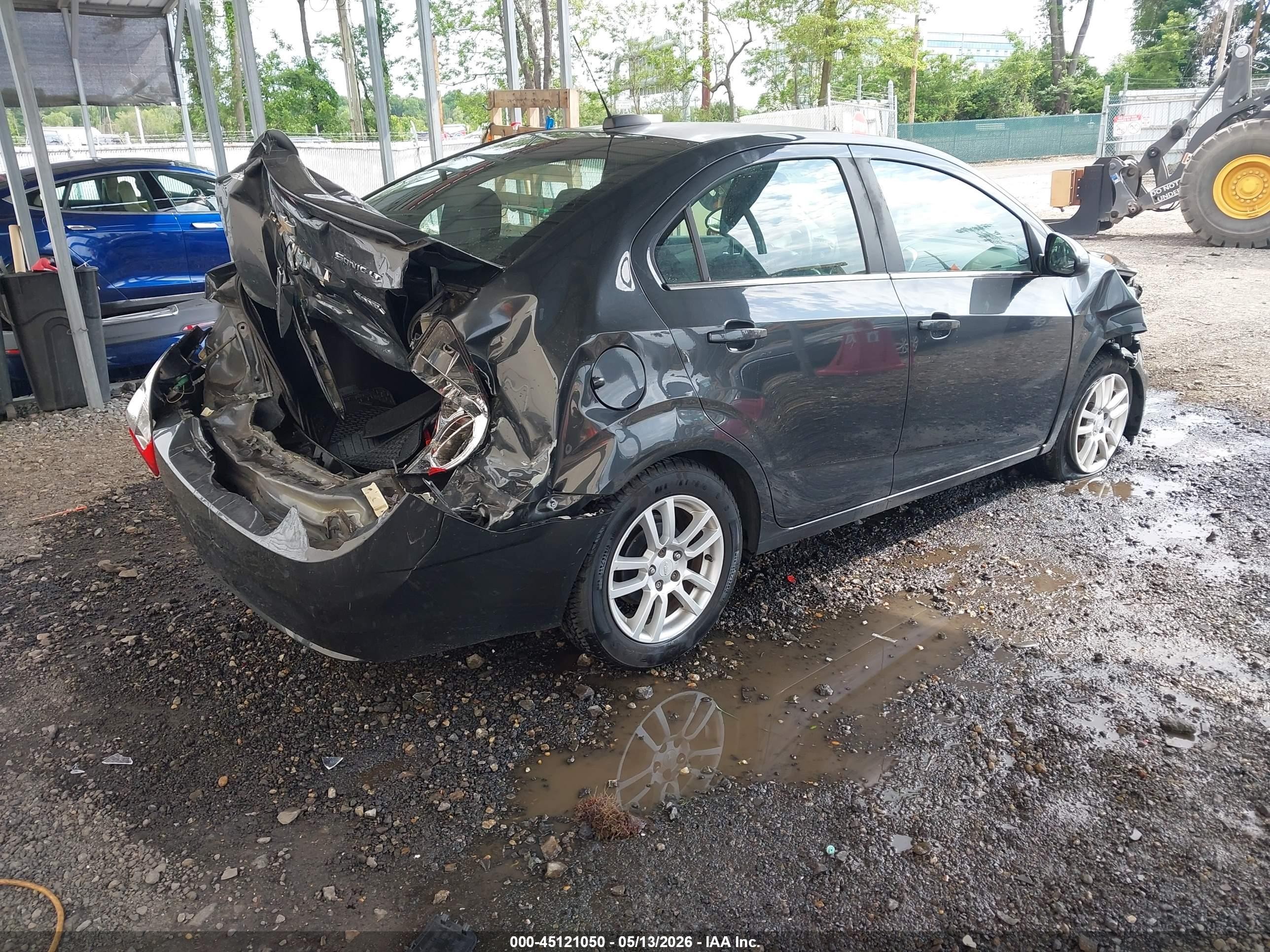 2015 Chevrolet Sonic Lt Auto Black vin: 1G1JC5SG1F4140068