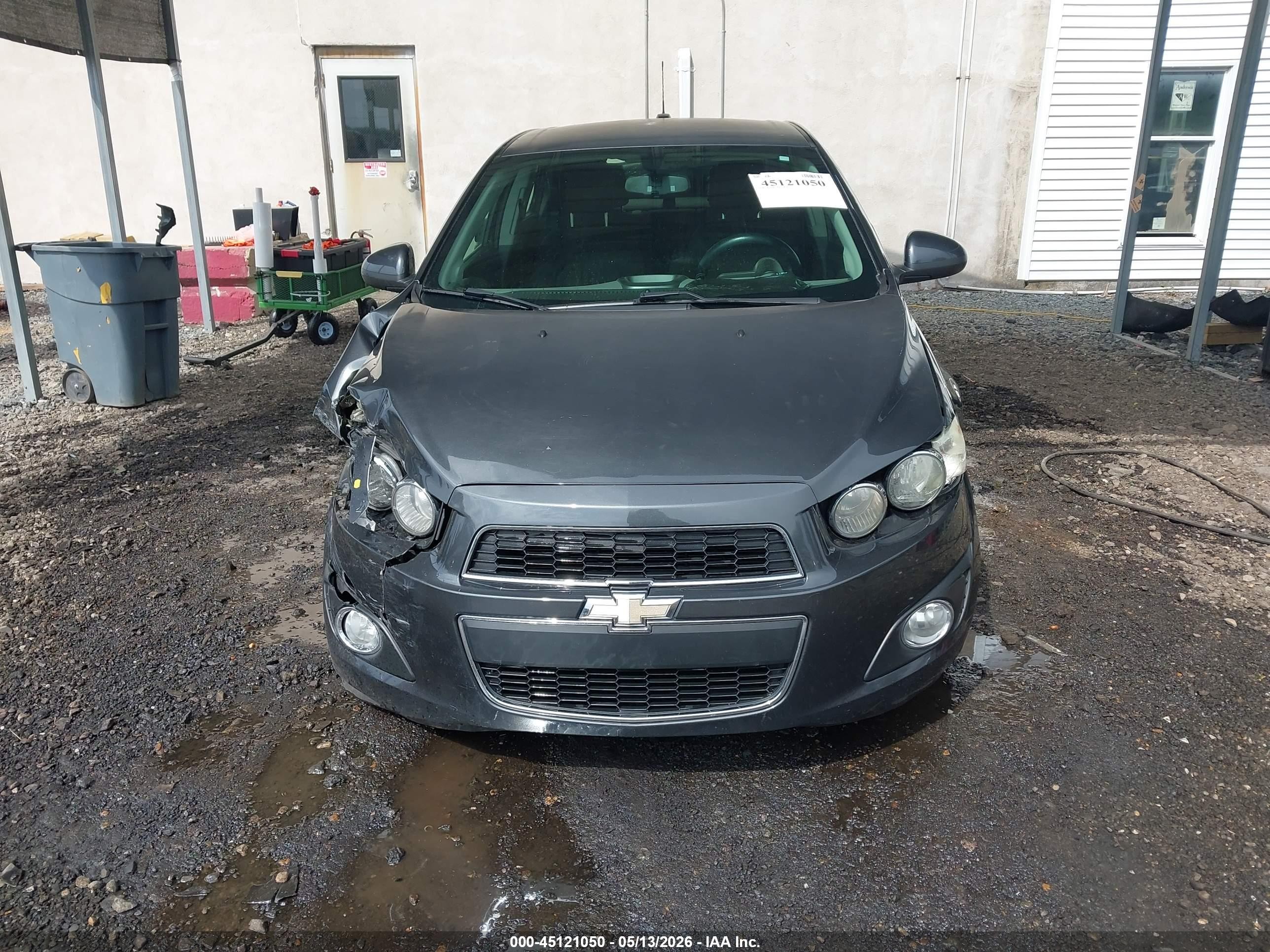 2015 Chevrolet Sonic Lt Auto Black vin: 1G1JC5SG1F4140068