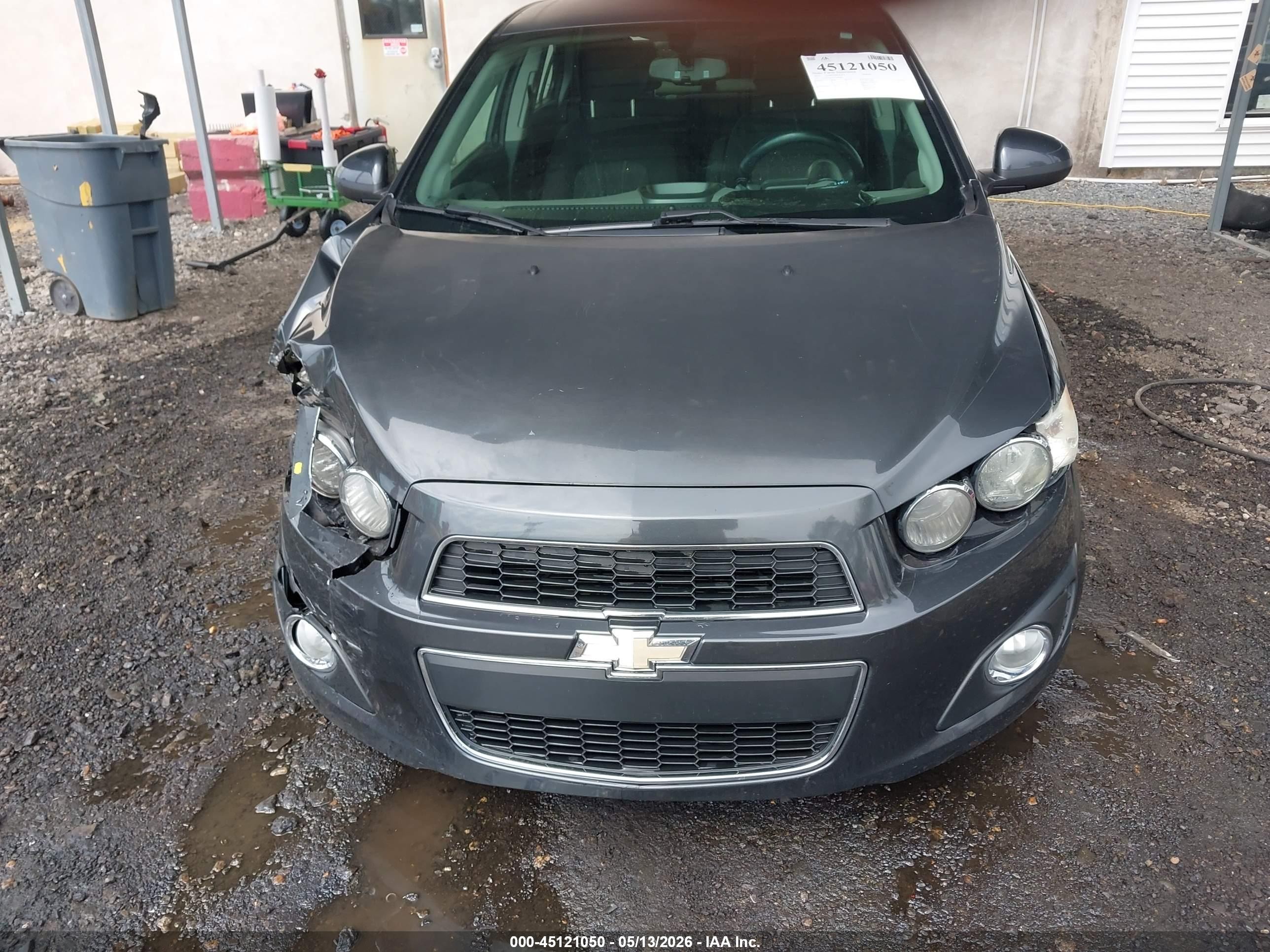 2015 Chevrolet Sonic Lt Auto Black vin: 1G1JC5SG1F4140068