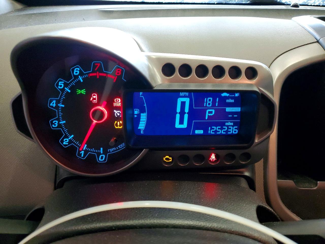 2015 Chevrolet Sonic Lt Blue vin: 1G1JC5SG3F4115463